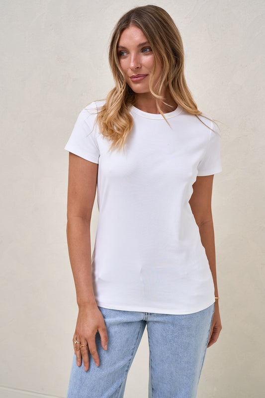 Elemental Short Sleeve Tee - White