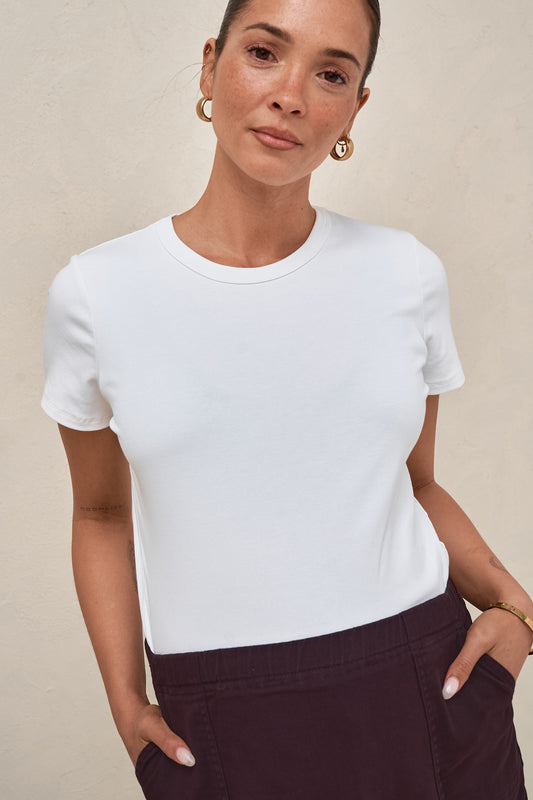 Elemental Short Sleeve Tee - White