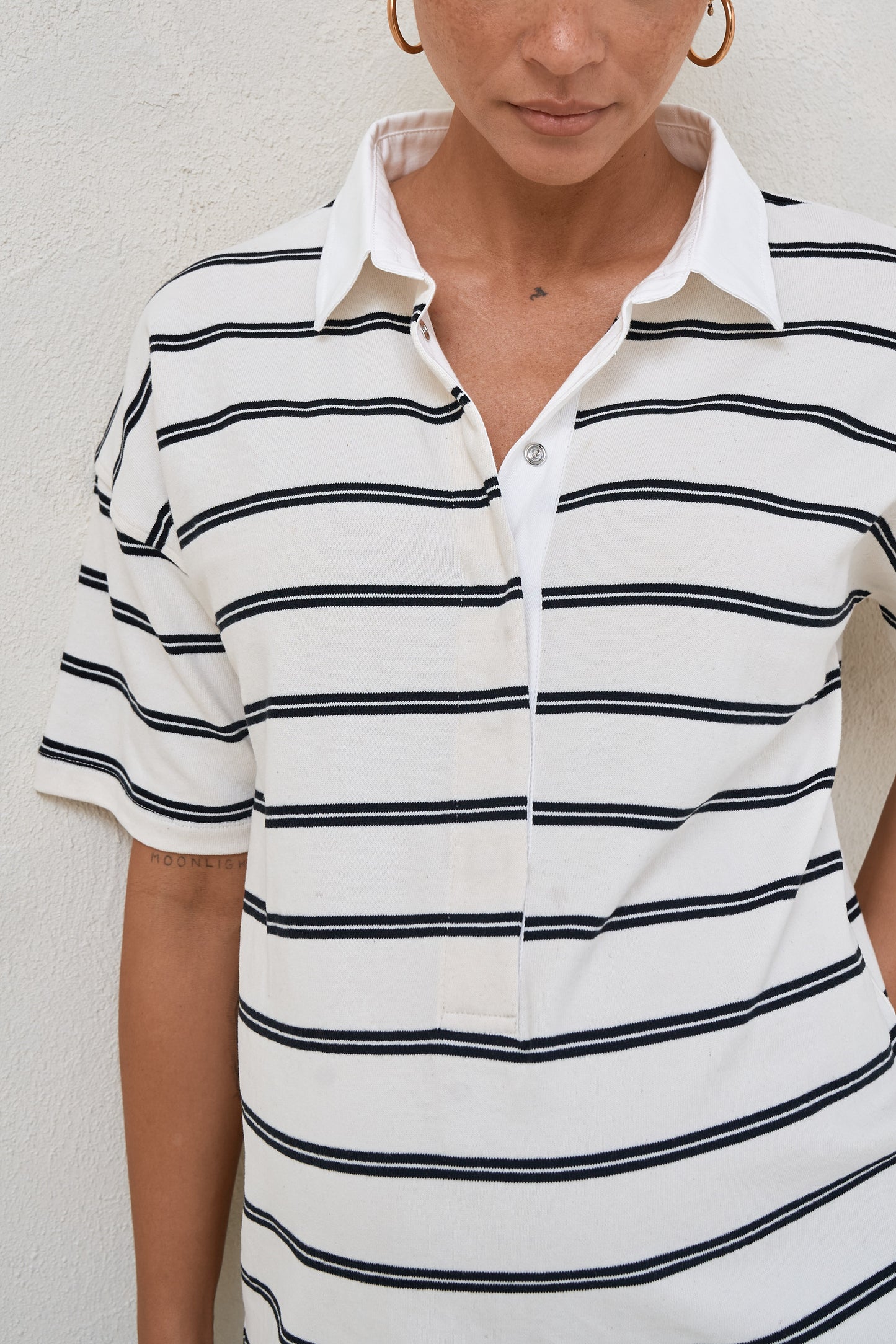 Game Plan Polo Tee - Stripe