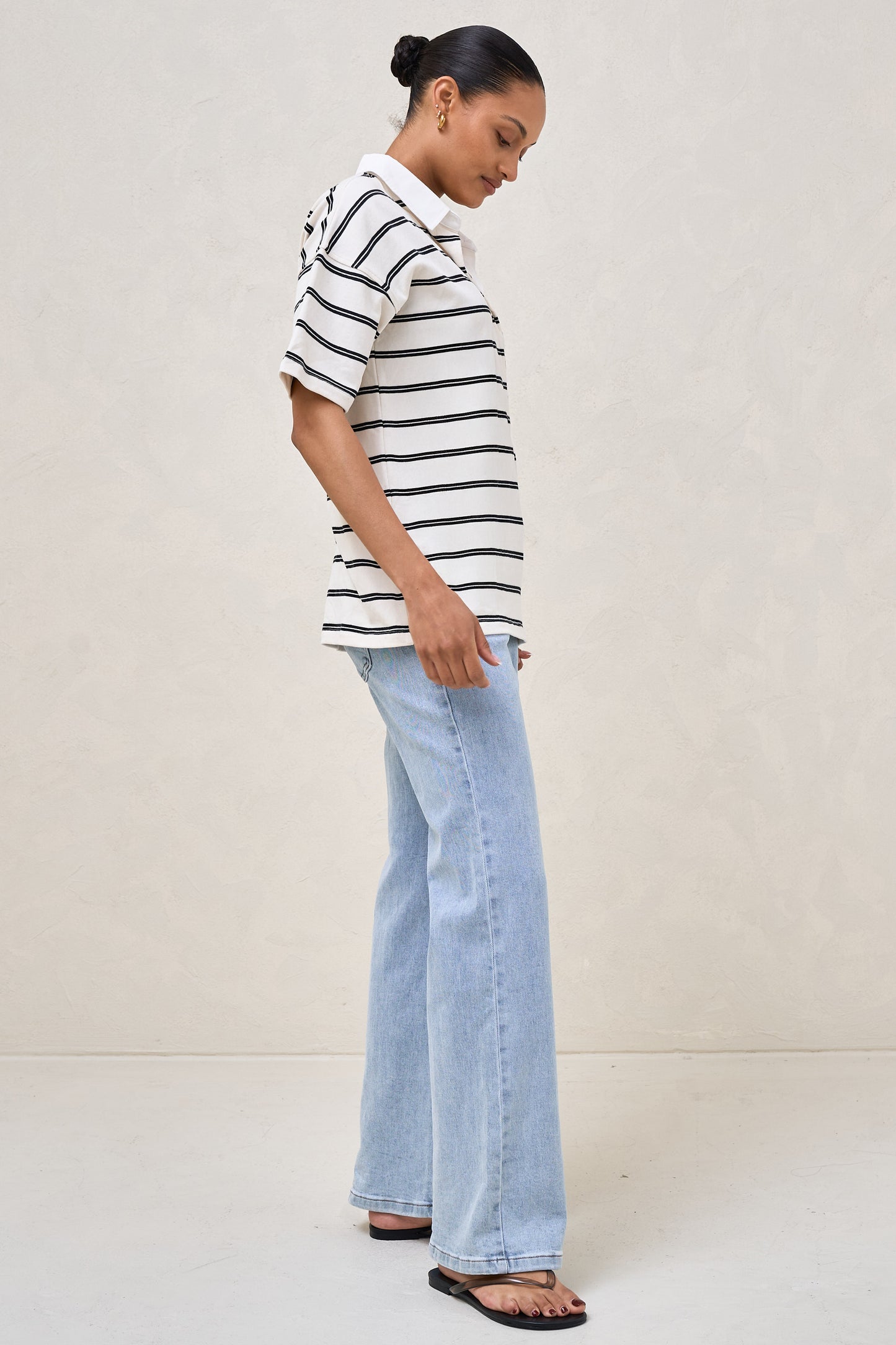 Game Plan Polo Tee - Stripe