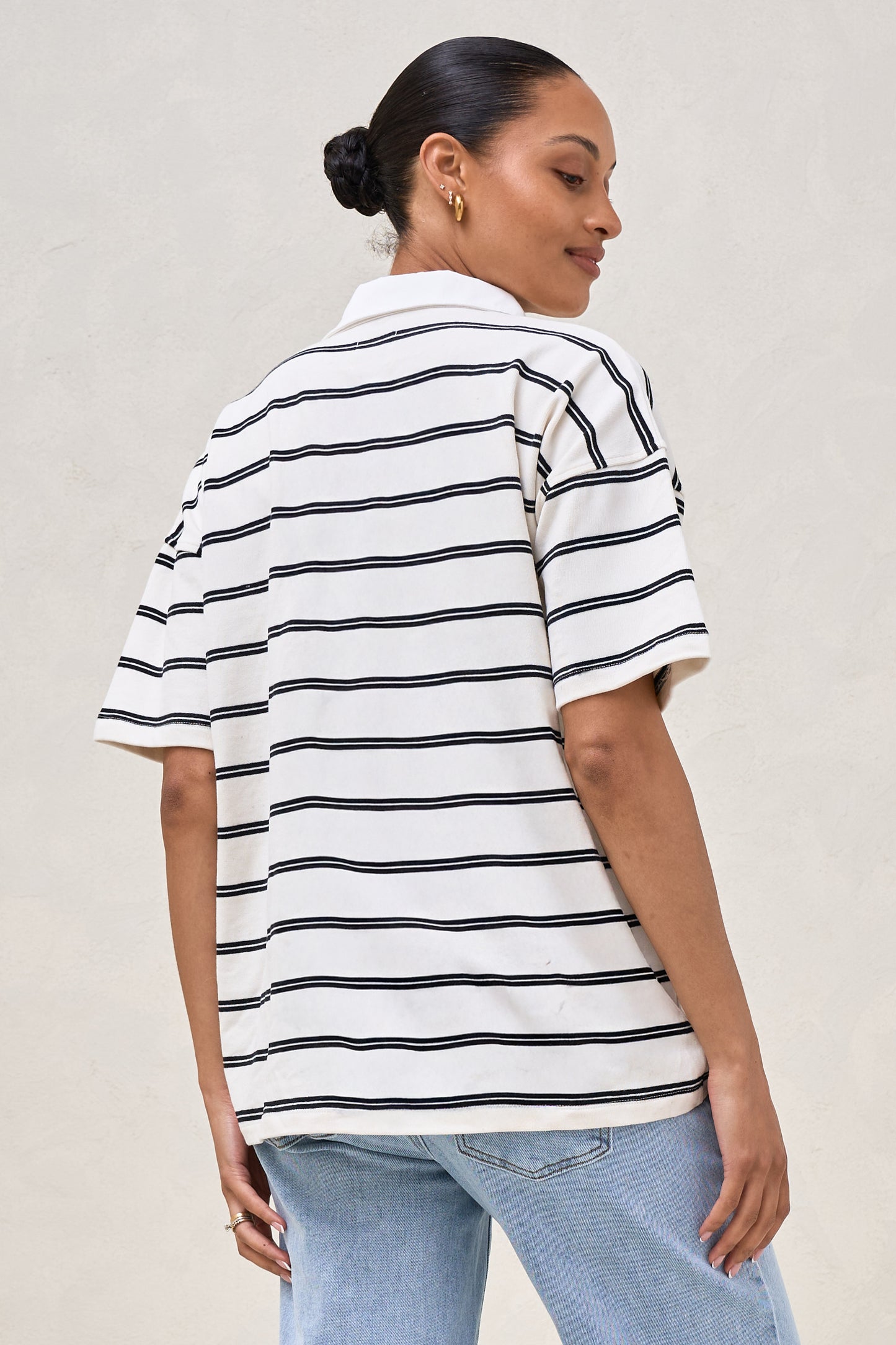 Game Plan Polo Tee - Stripe