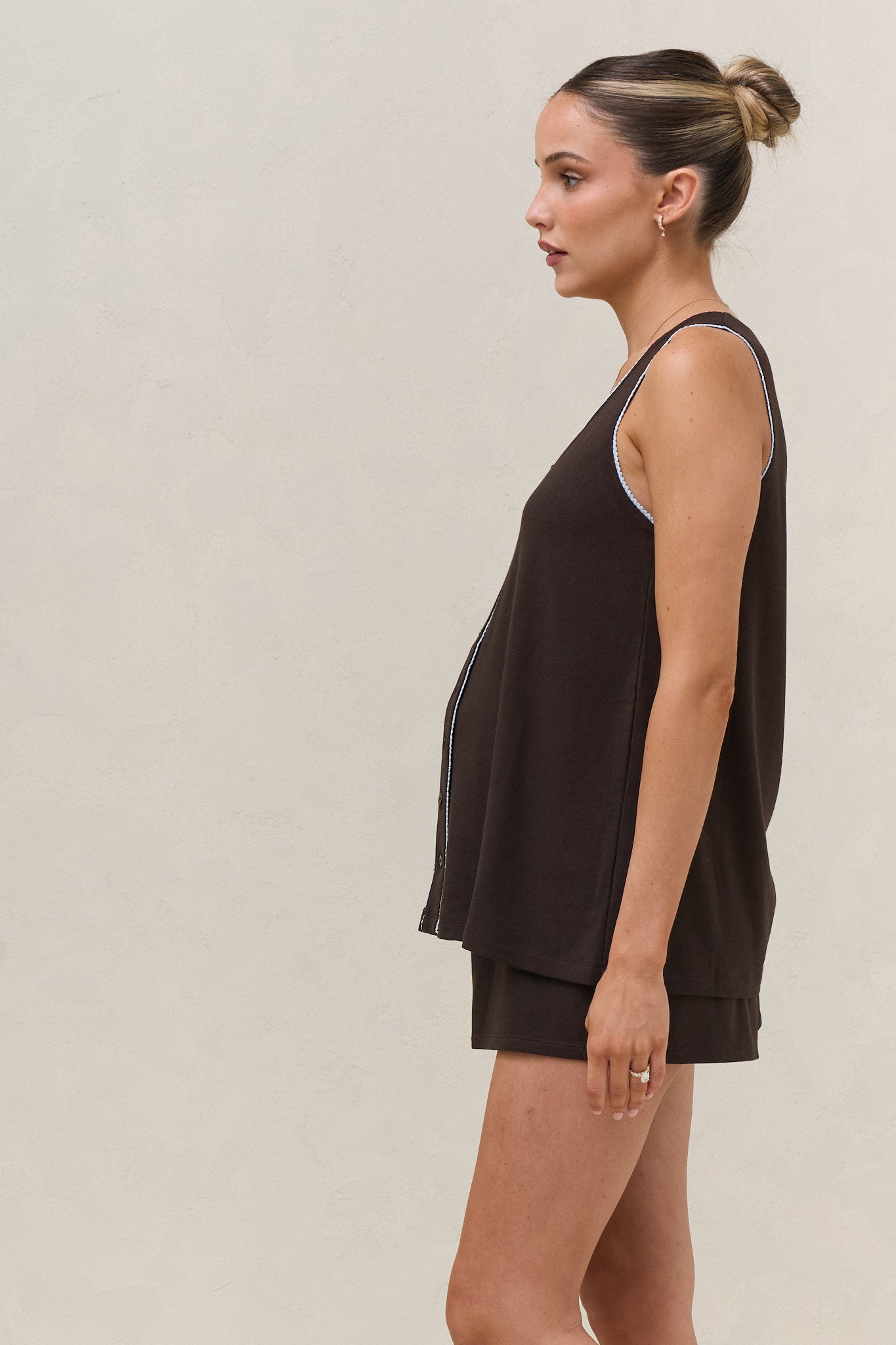 Dreamstate Sleep Tank - Chocolate/Blue