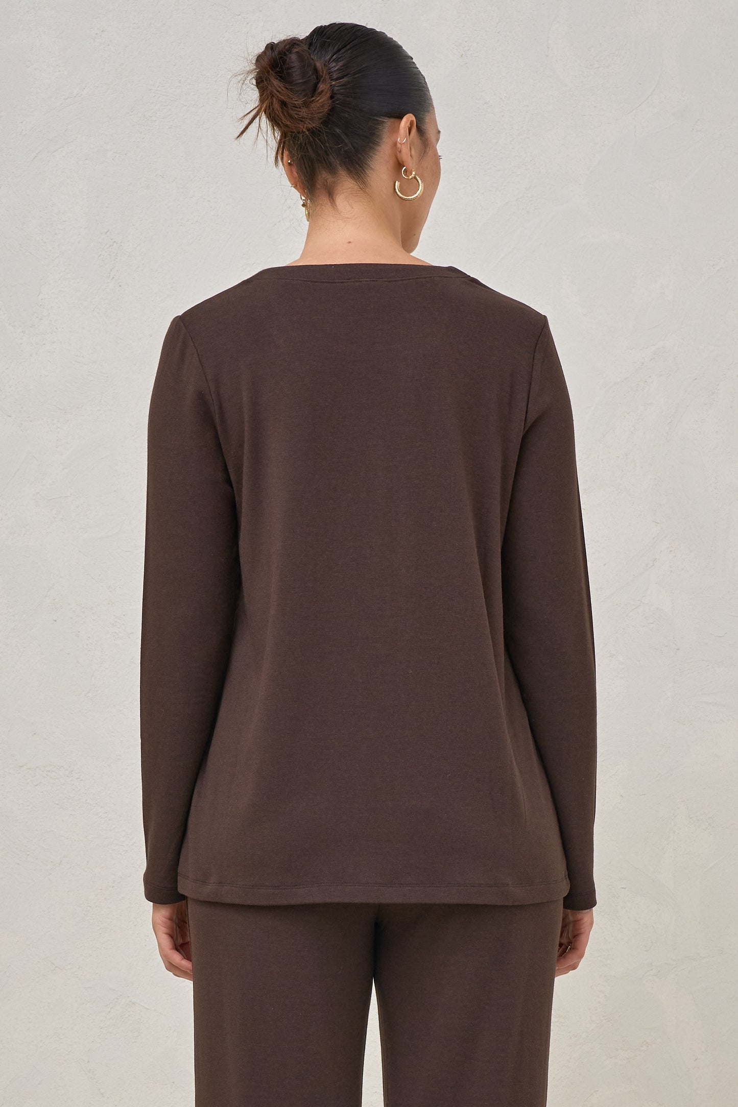 Dreamstate Sleep LS Top - Chocolate/Blue