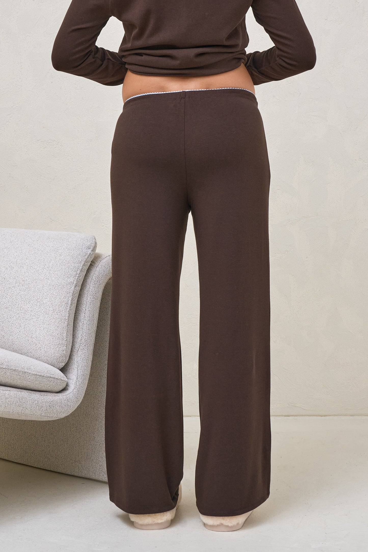 Dreamstate Sleep Pant - Chocolate/Blue