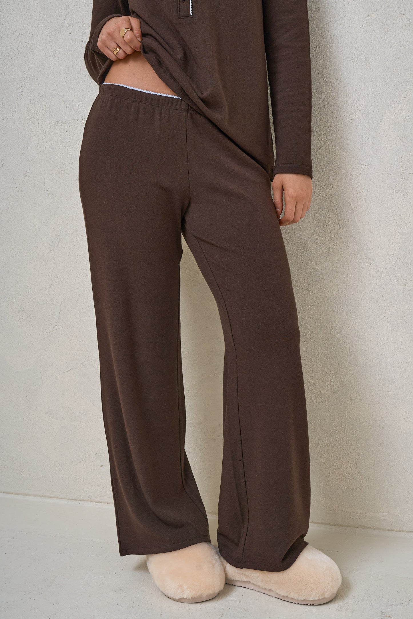 Dreamstate Sleep Pant - Chocolate/Blue