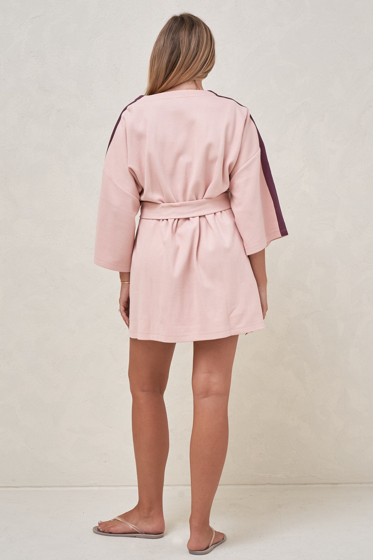 Rest Assured Robe - Pink/Burgundy