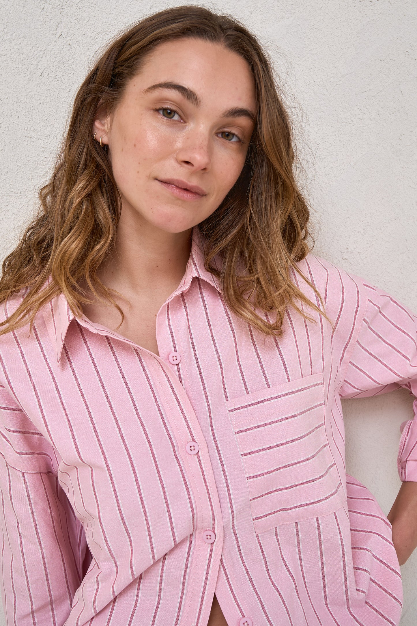Stripe Theory Shirt -Pink Stripe