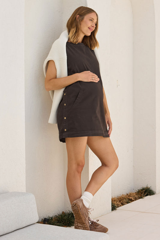 Short Story Dress - Chocolate