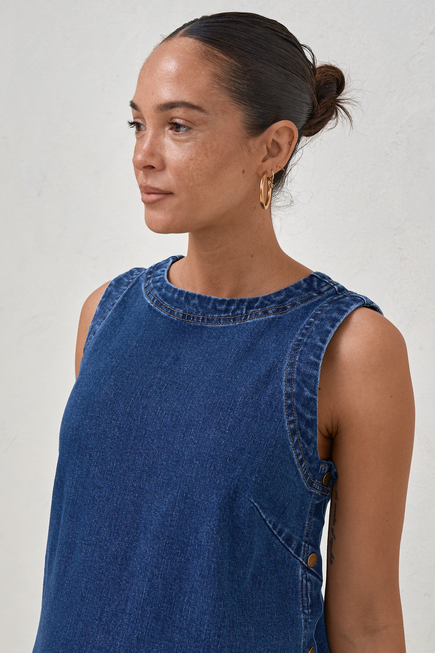 Short Story Denim Dress - Indigo