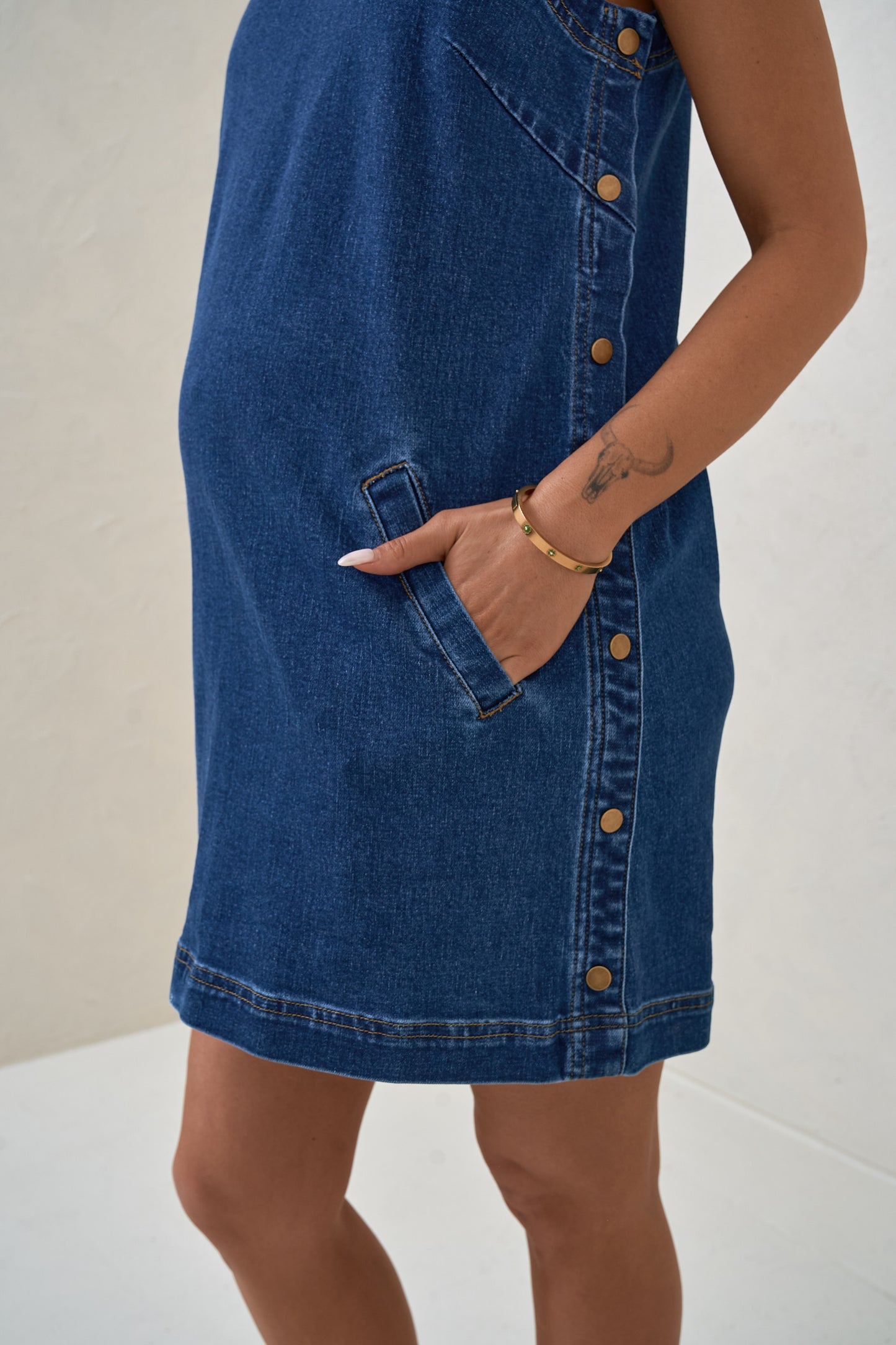 Short Story Denim Dress - Indigo