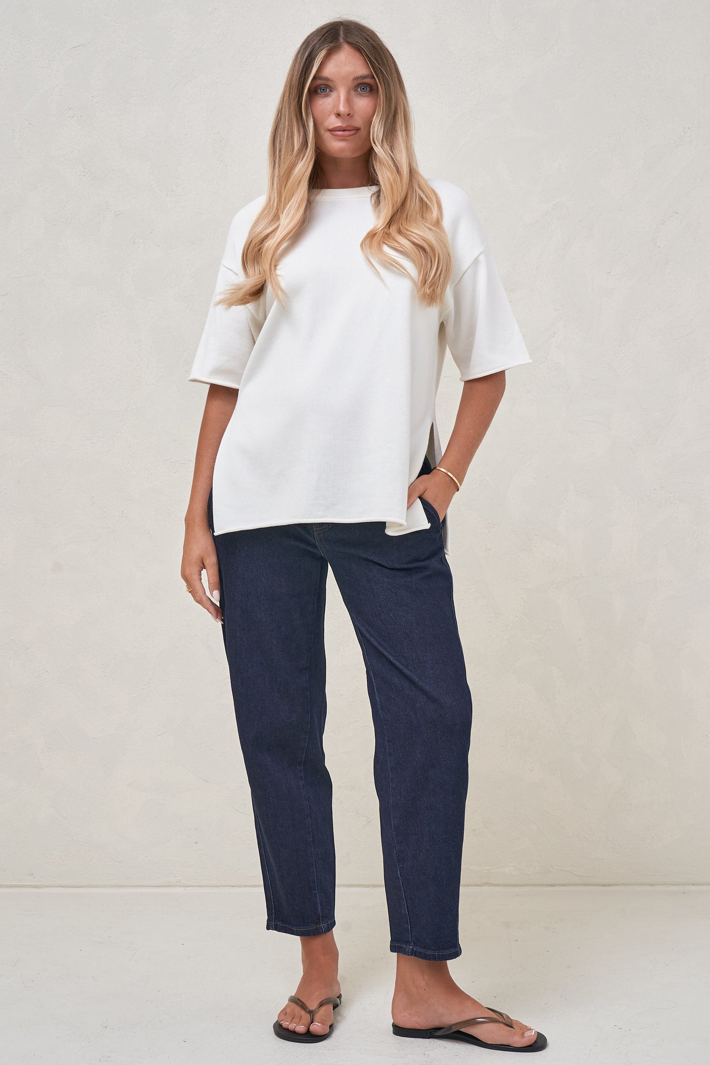 Bend The Rules Barrel Jean - Indigo