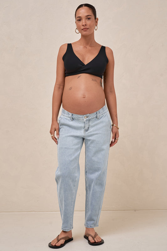 Bend The Rules Barrel Jean - Light Blue