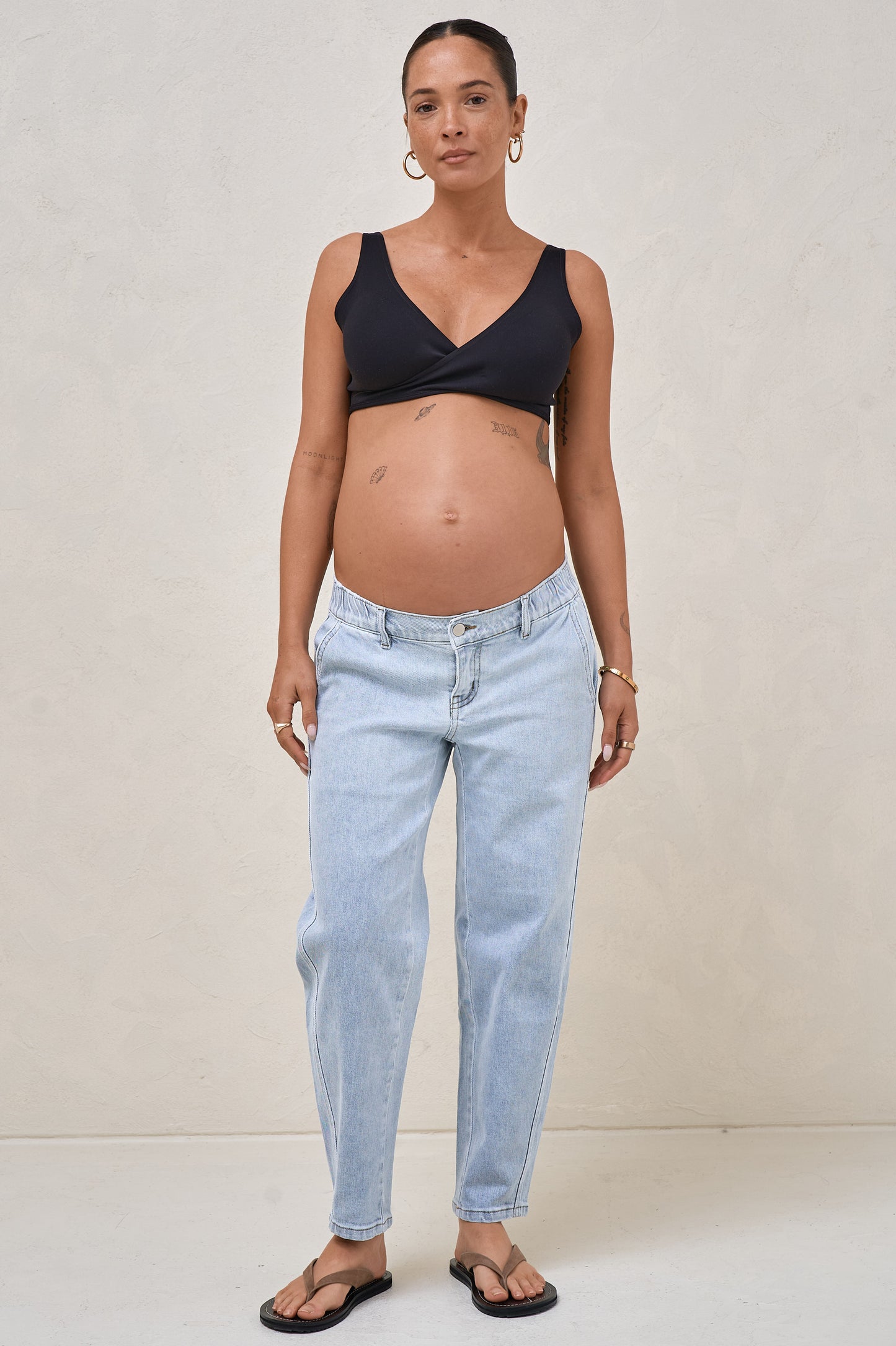 Bend The Rules Barrel Jean - Light Blue