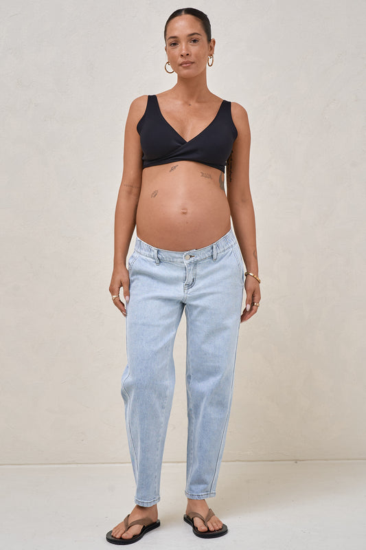 Bend The Rules Barrel Jean - Light Blue