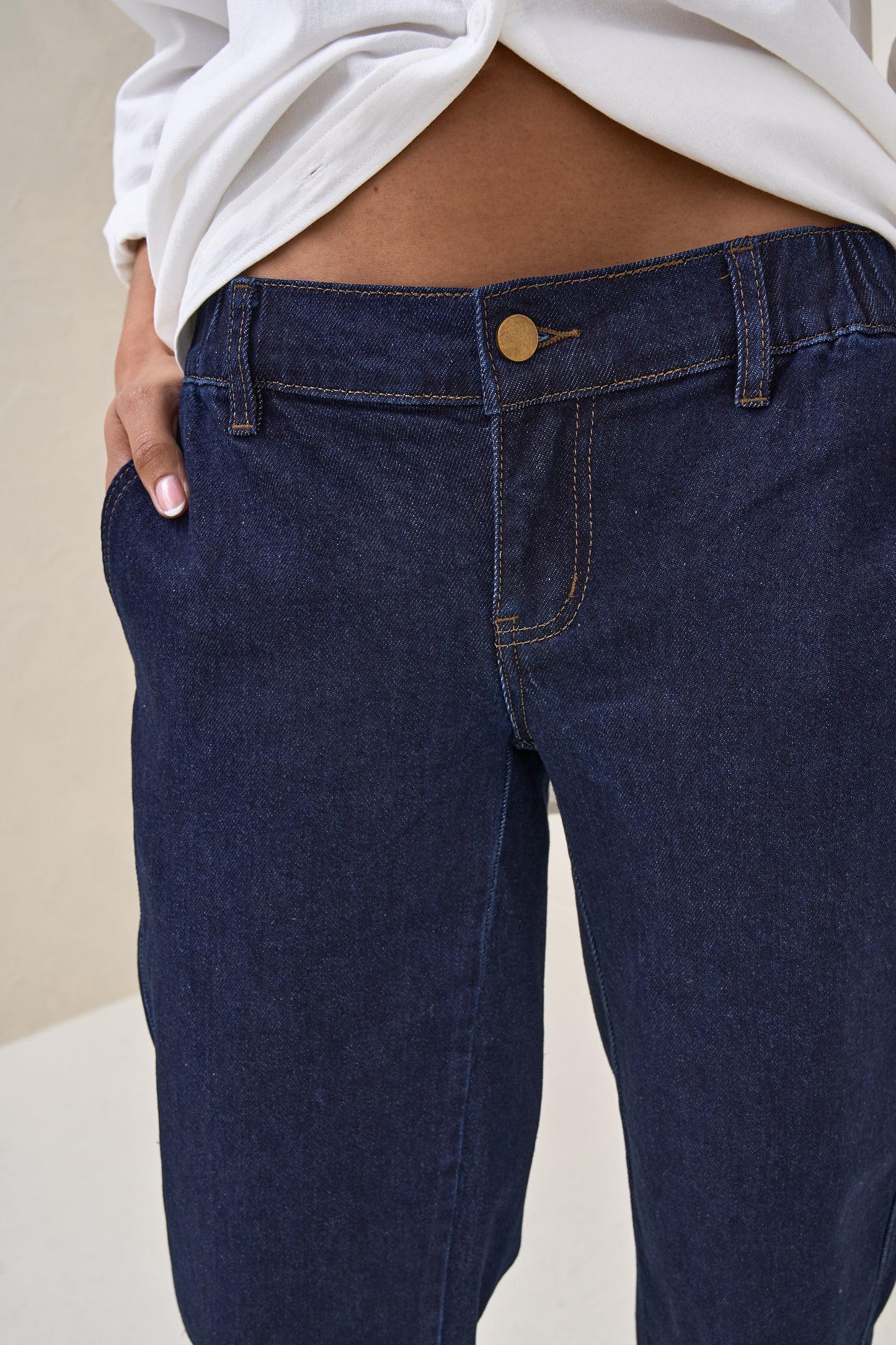 Bend The Rules Barrel Jean - Indigo