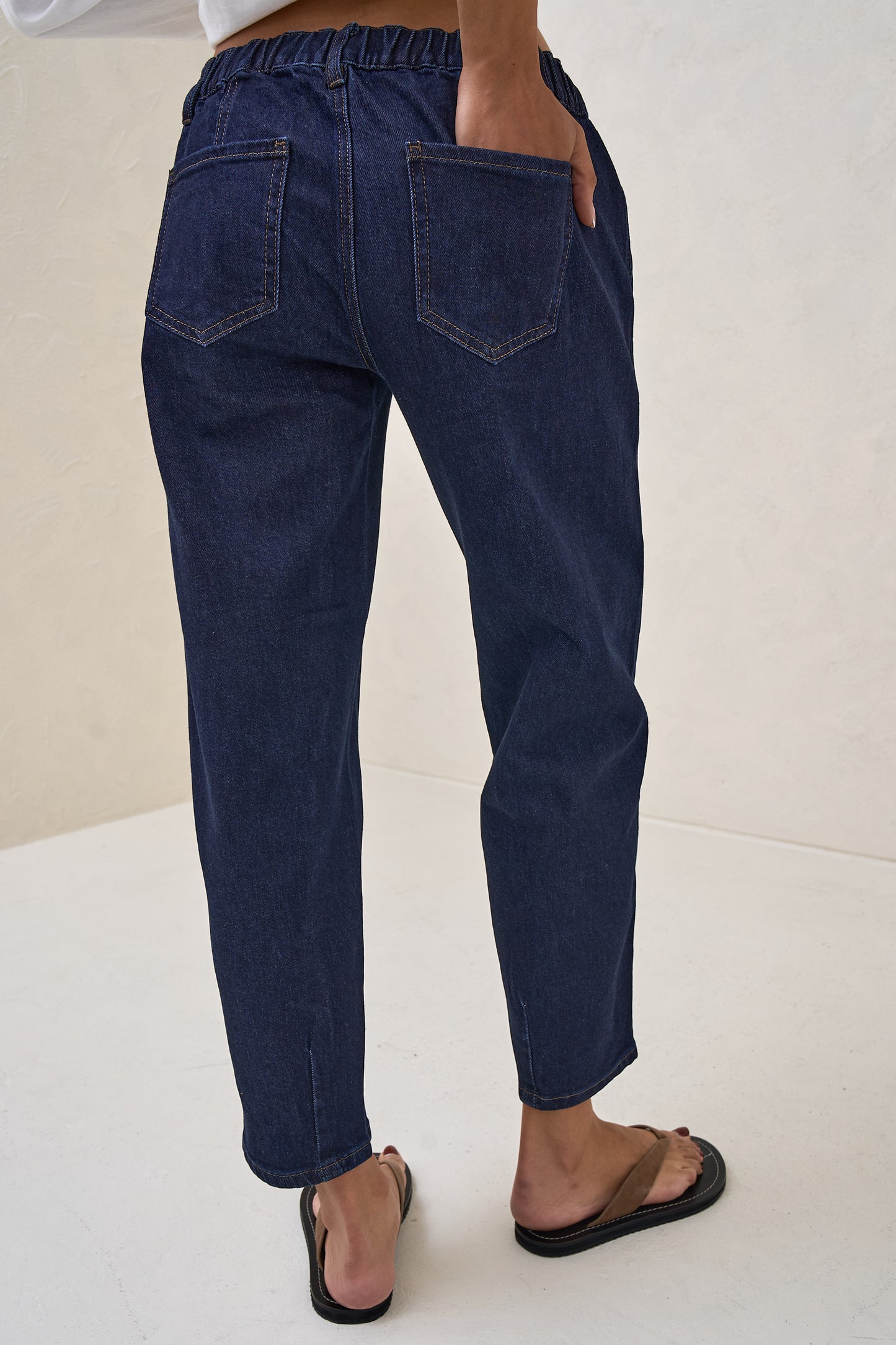 Bend The Rules Barrel Jean - Indigo