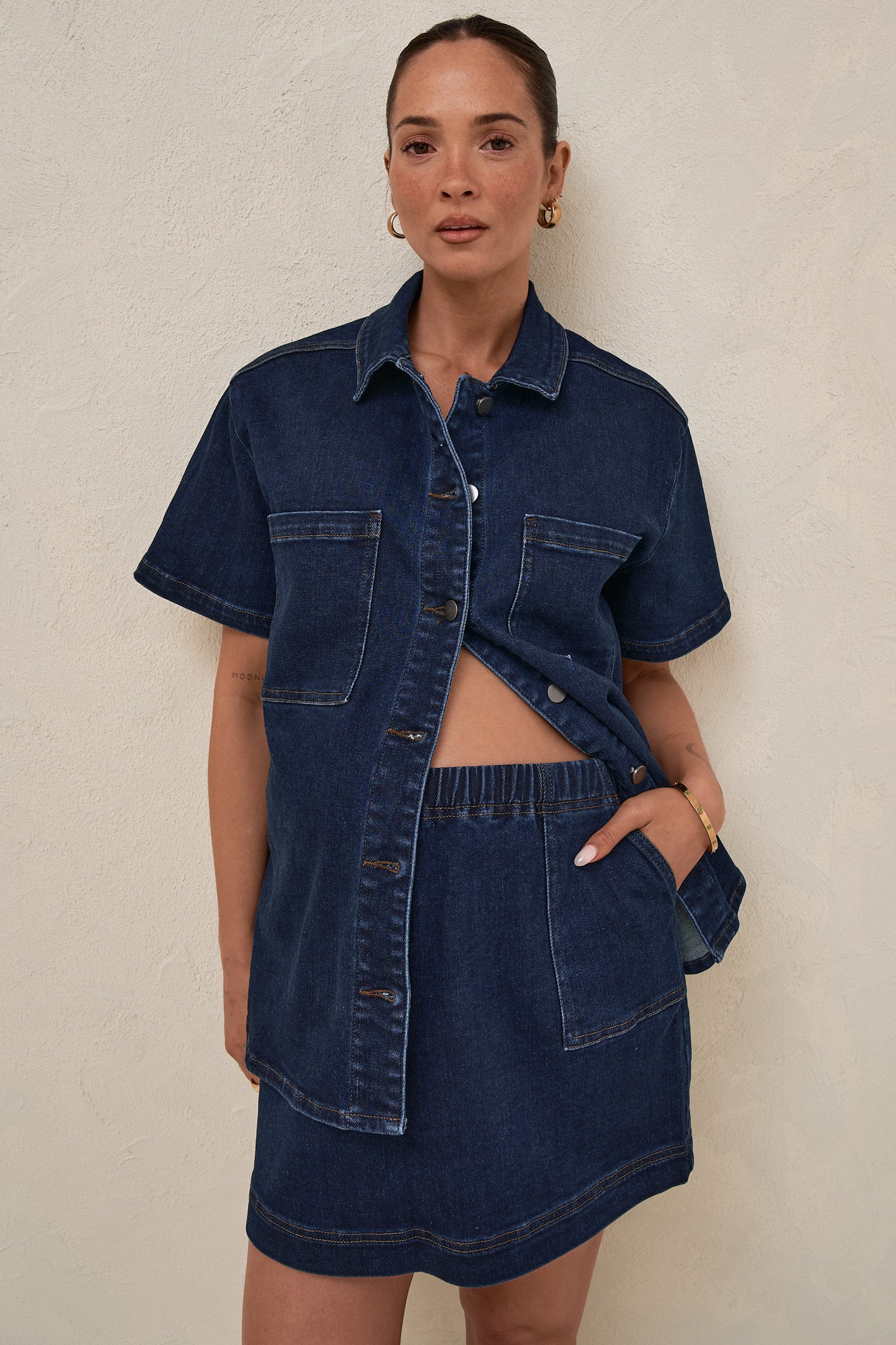 Daybreak Short Sleeve Shirt - Indigo