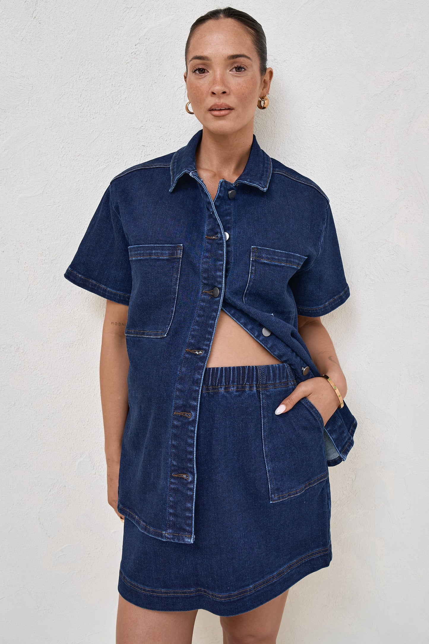 Daybreak Short Sleeve Shirt - Indigo