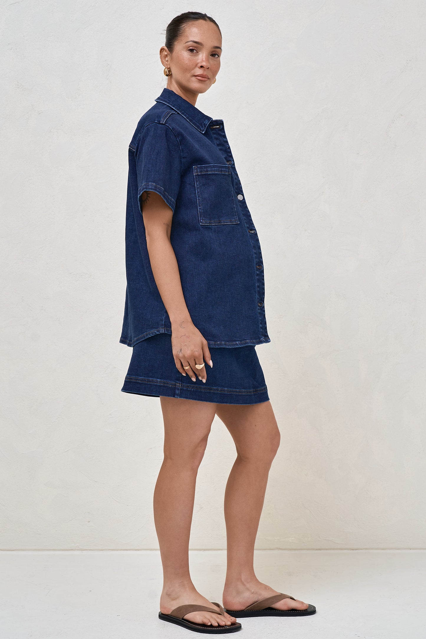 Daybreak Short Sleeve Shirt - Indigo