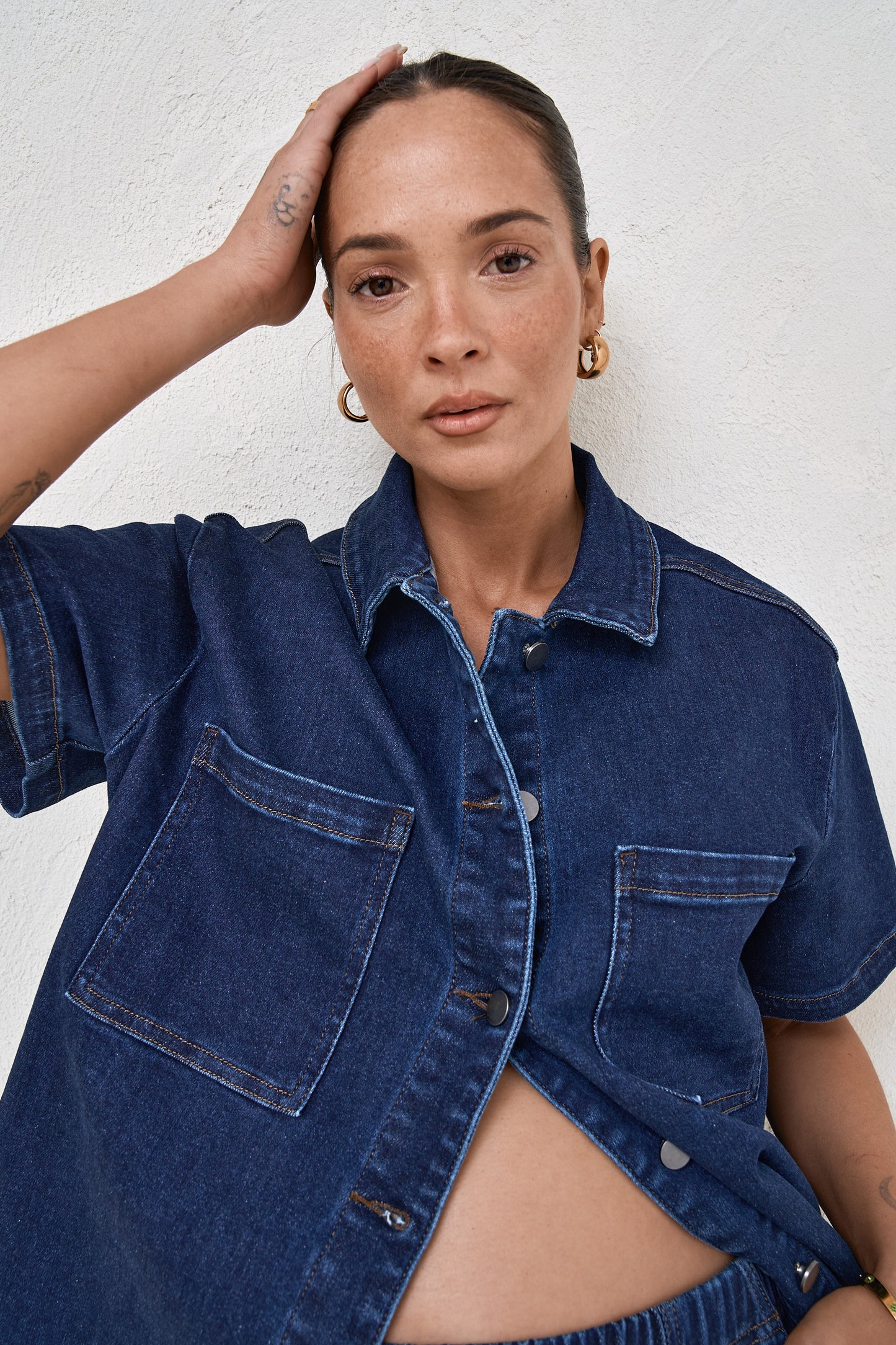 Daybreak Short Sleeve Shirt - Indigo