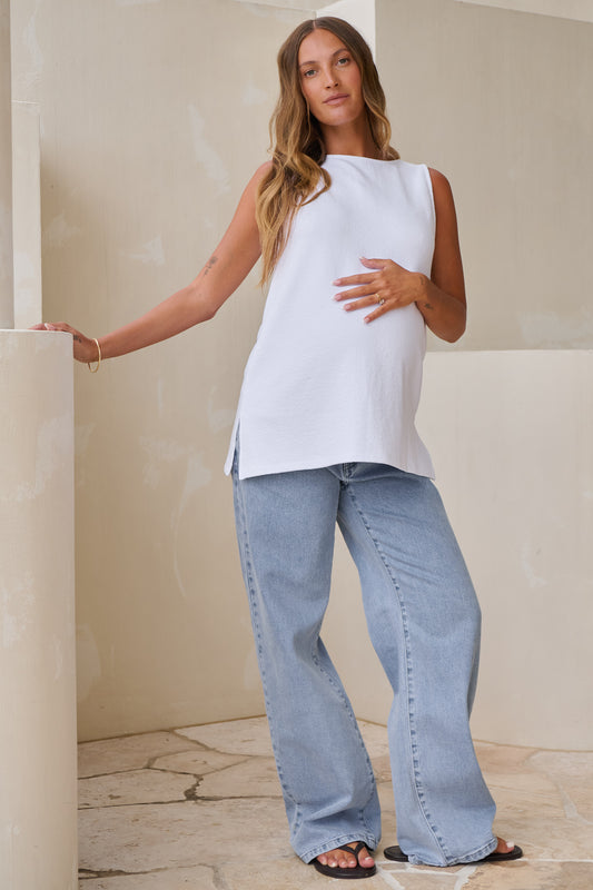 In Effect Nursing Top - White