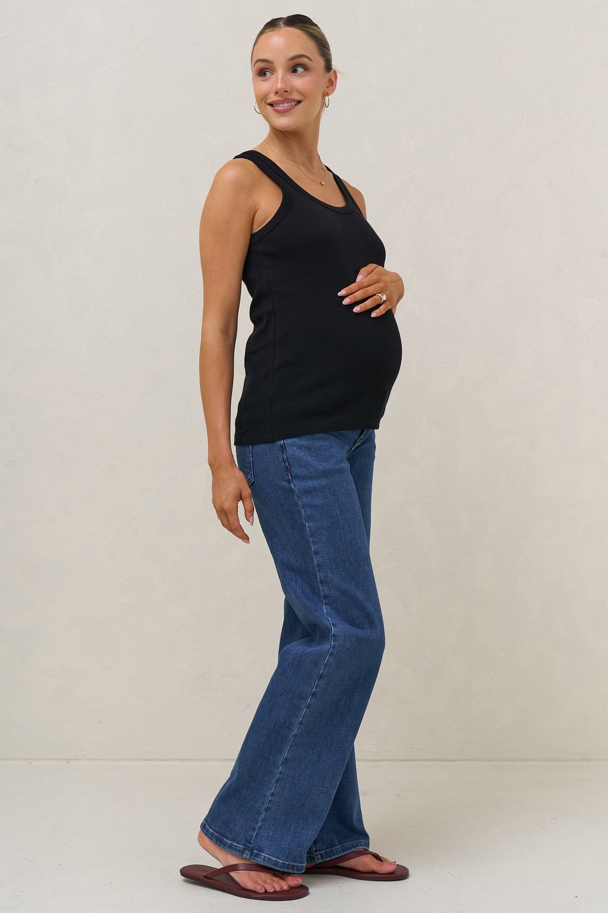 Off Duty Rib Tank - Black