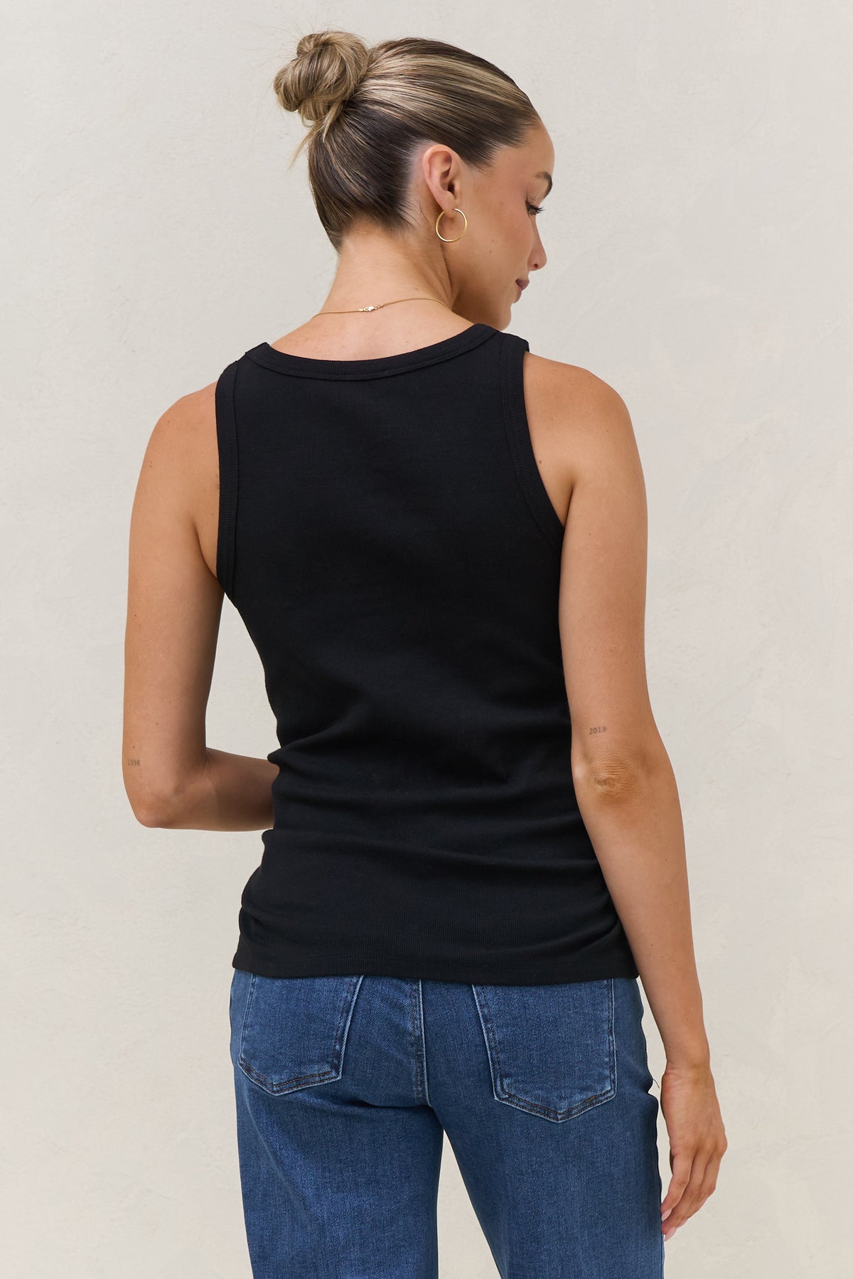 Off Duty Rib Tank - Black