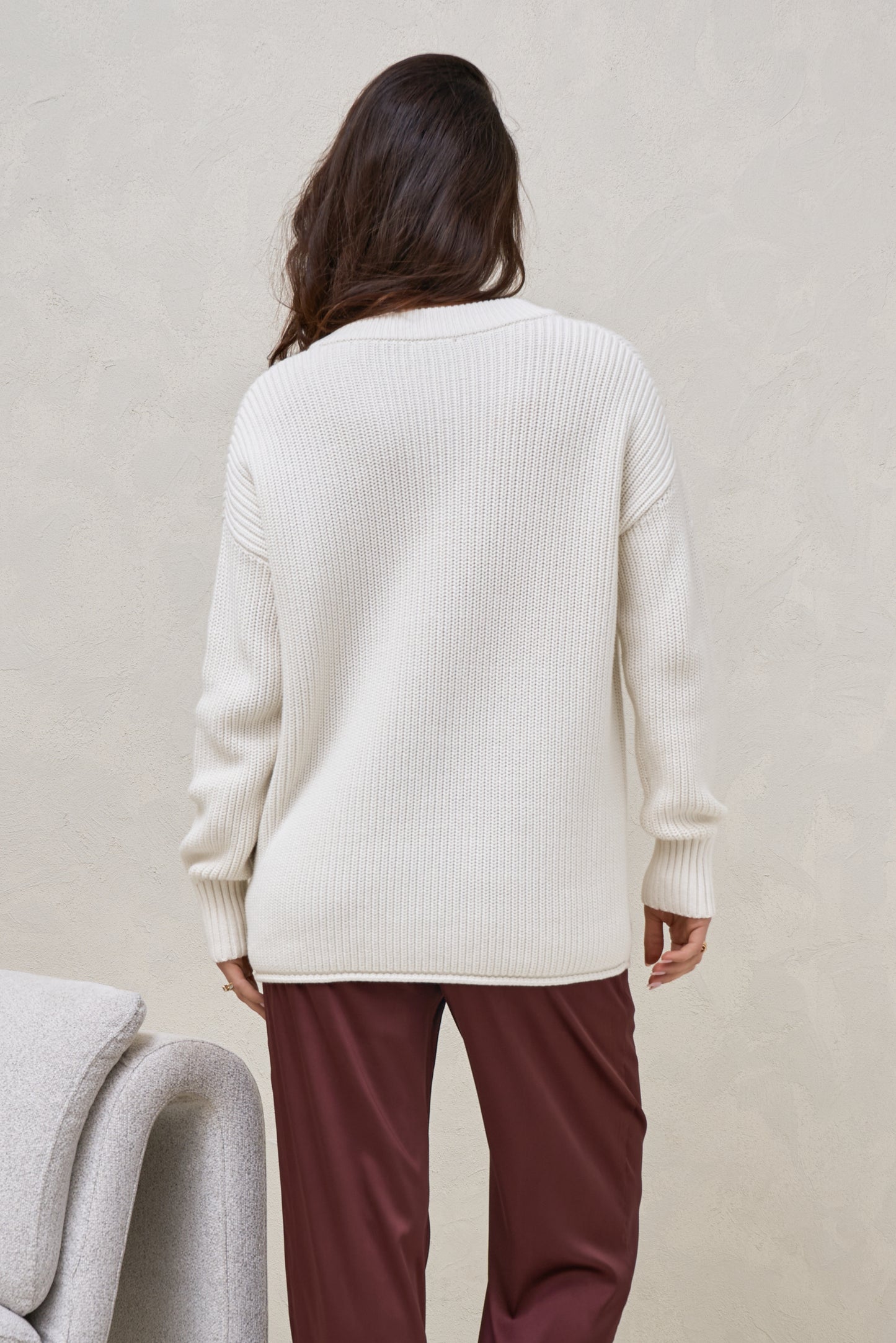 Bound To Be Button Sweater - Ivory