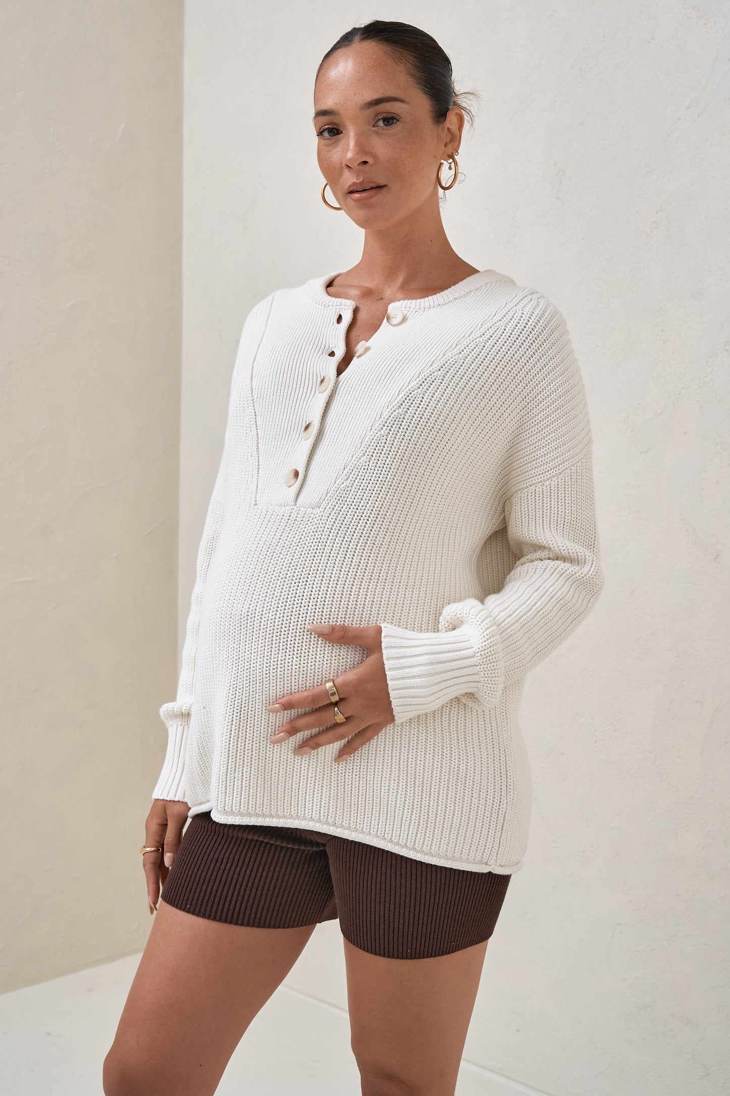 Bound To Be Button Sweater