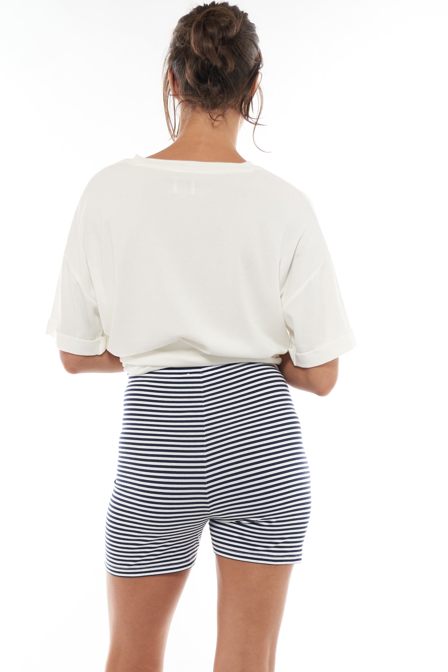 Stripe Maternity Pyjama Short -4