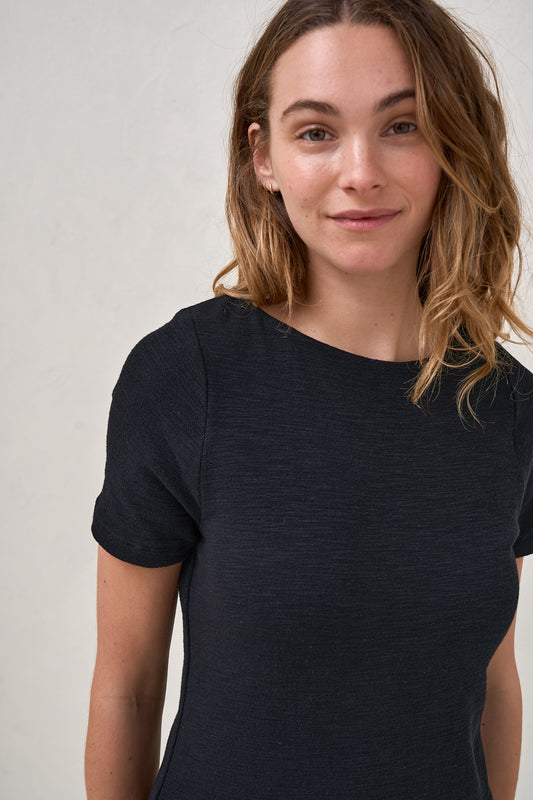 Epitome Short Sleeve Dress - Black