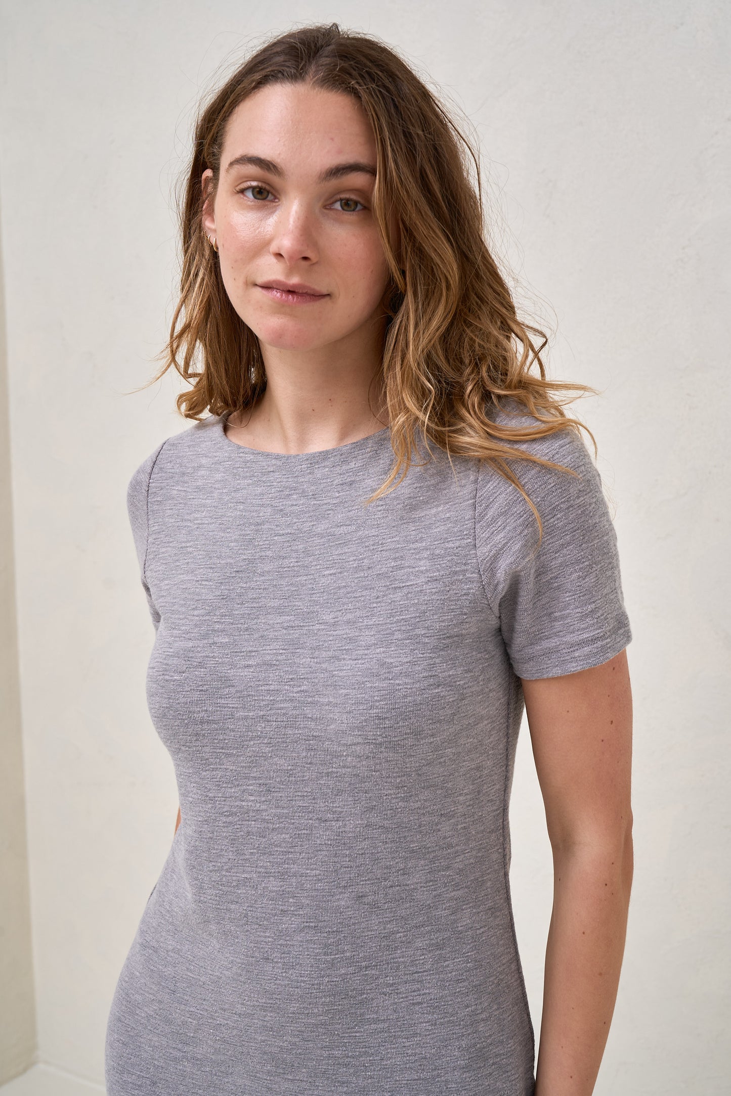 Epitome Short Sleeve Dress - Charcoal