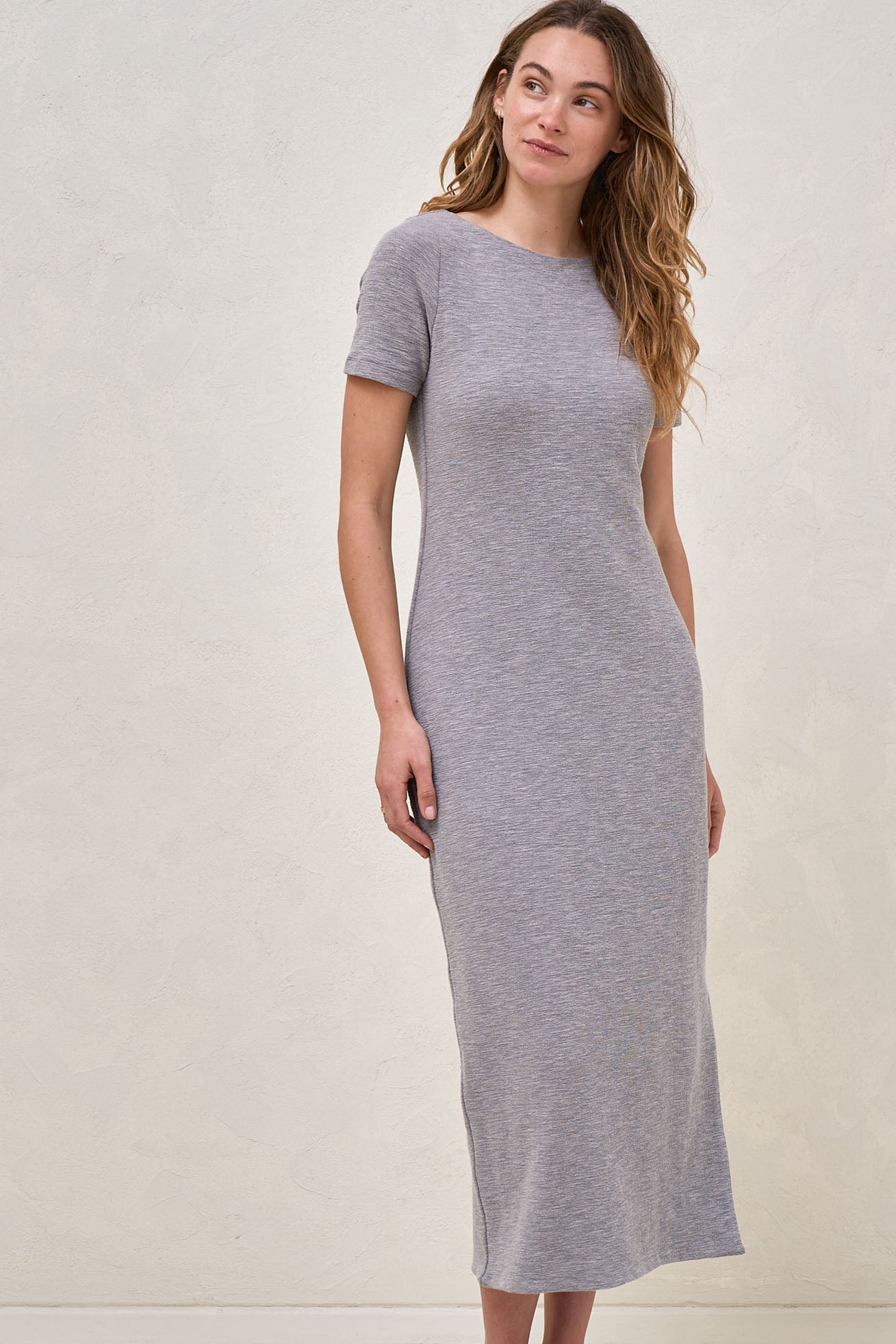 Epitome Short Sleeve Dress - Charcoal