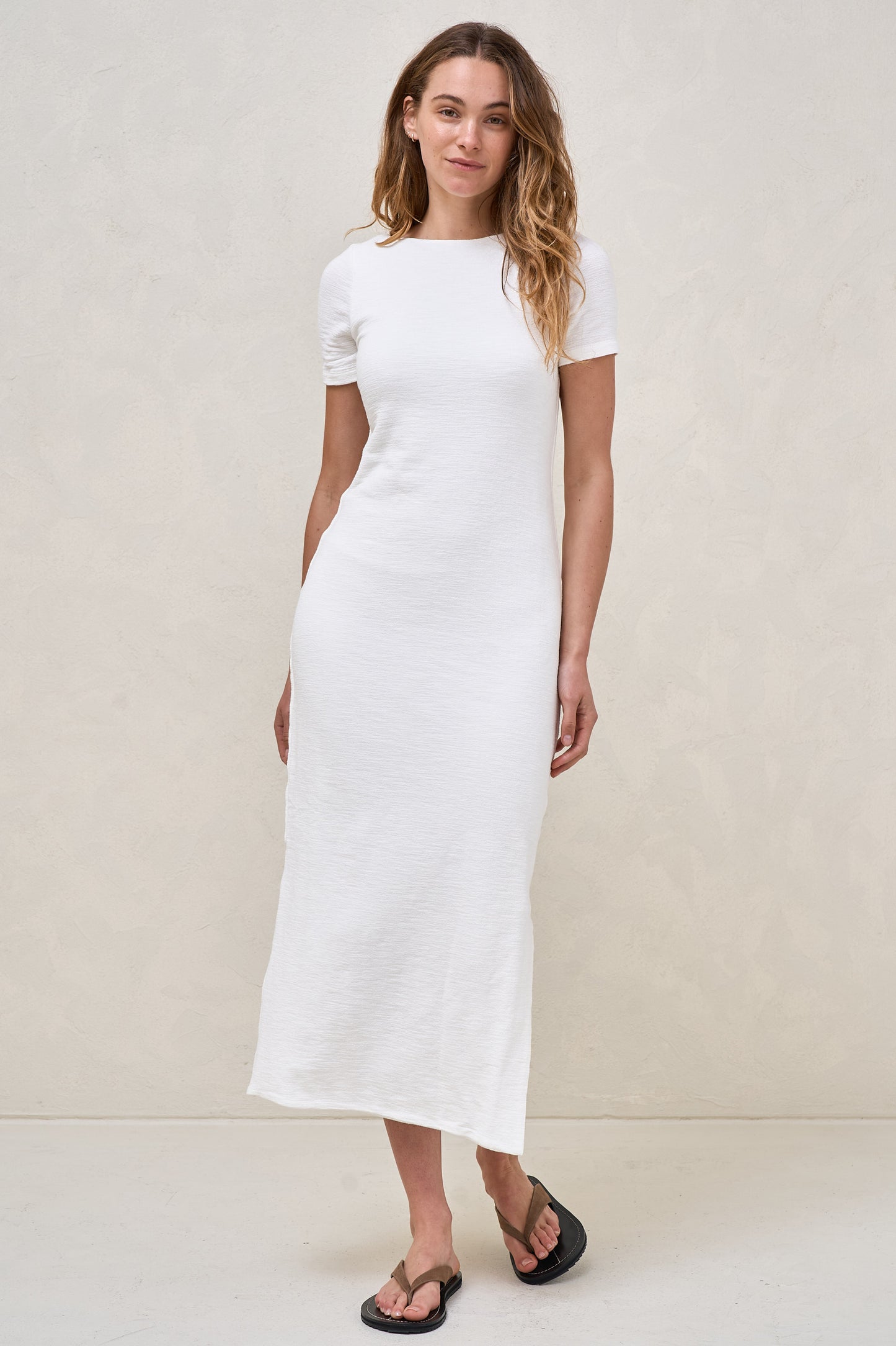 Epitome Short Sleeve Dress - Ivory