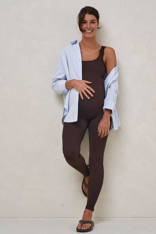 maternity-full-length-romper-chocolate-1
