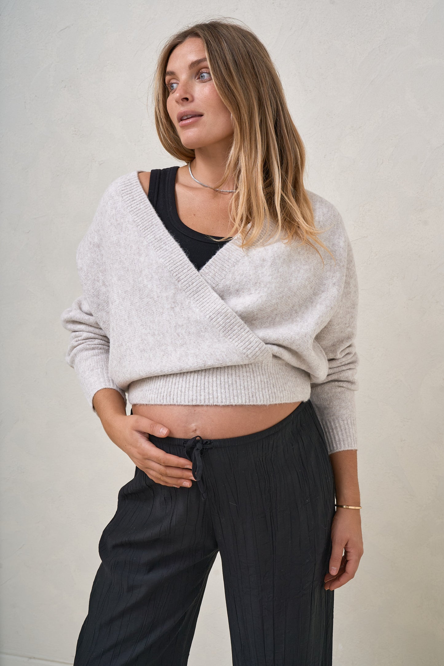 Hey Lover Cross Front Knit