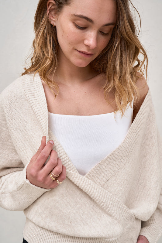 Hey Lover Cross Front Knit