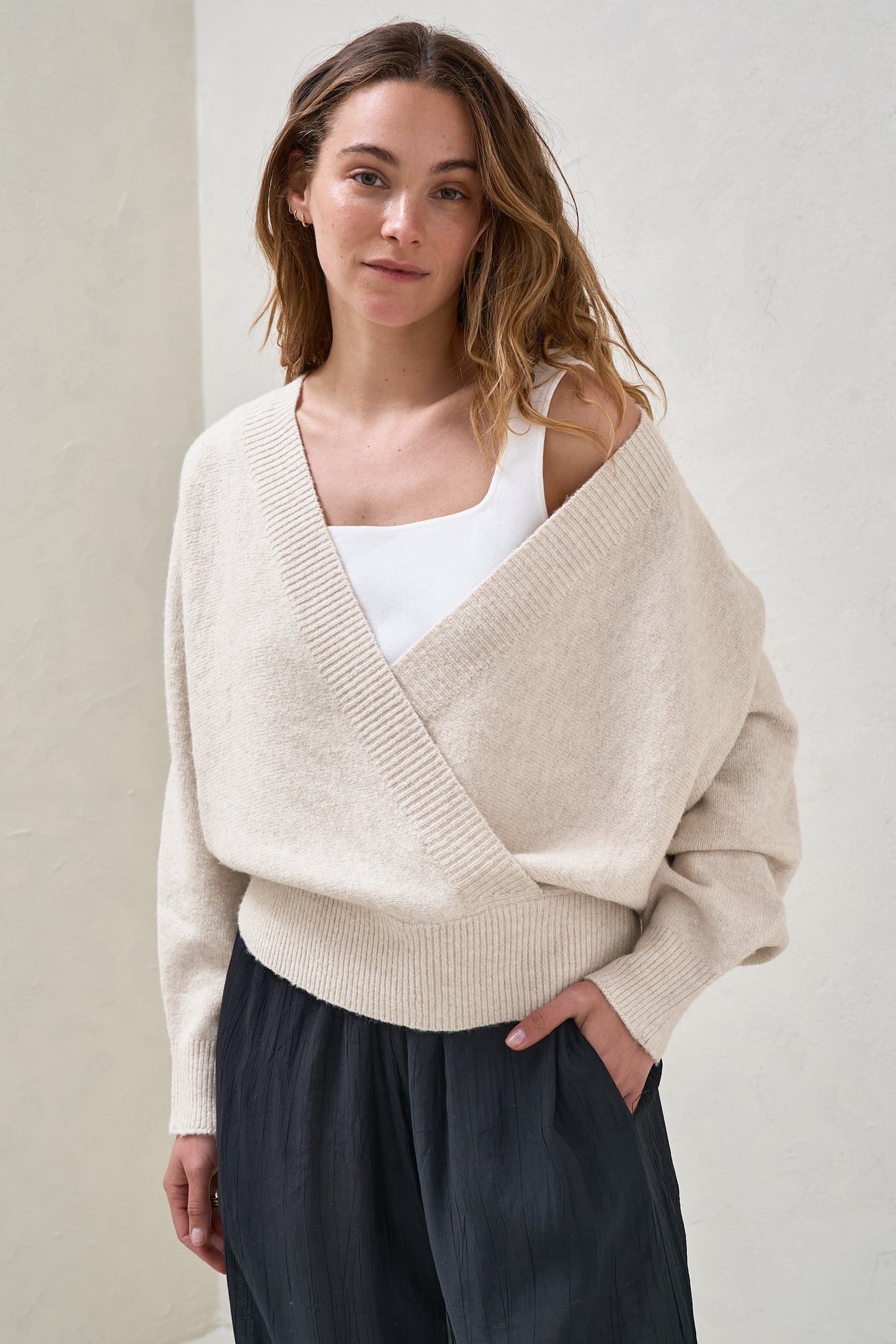 Hey Lover Cross Front Knit