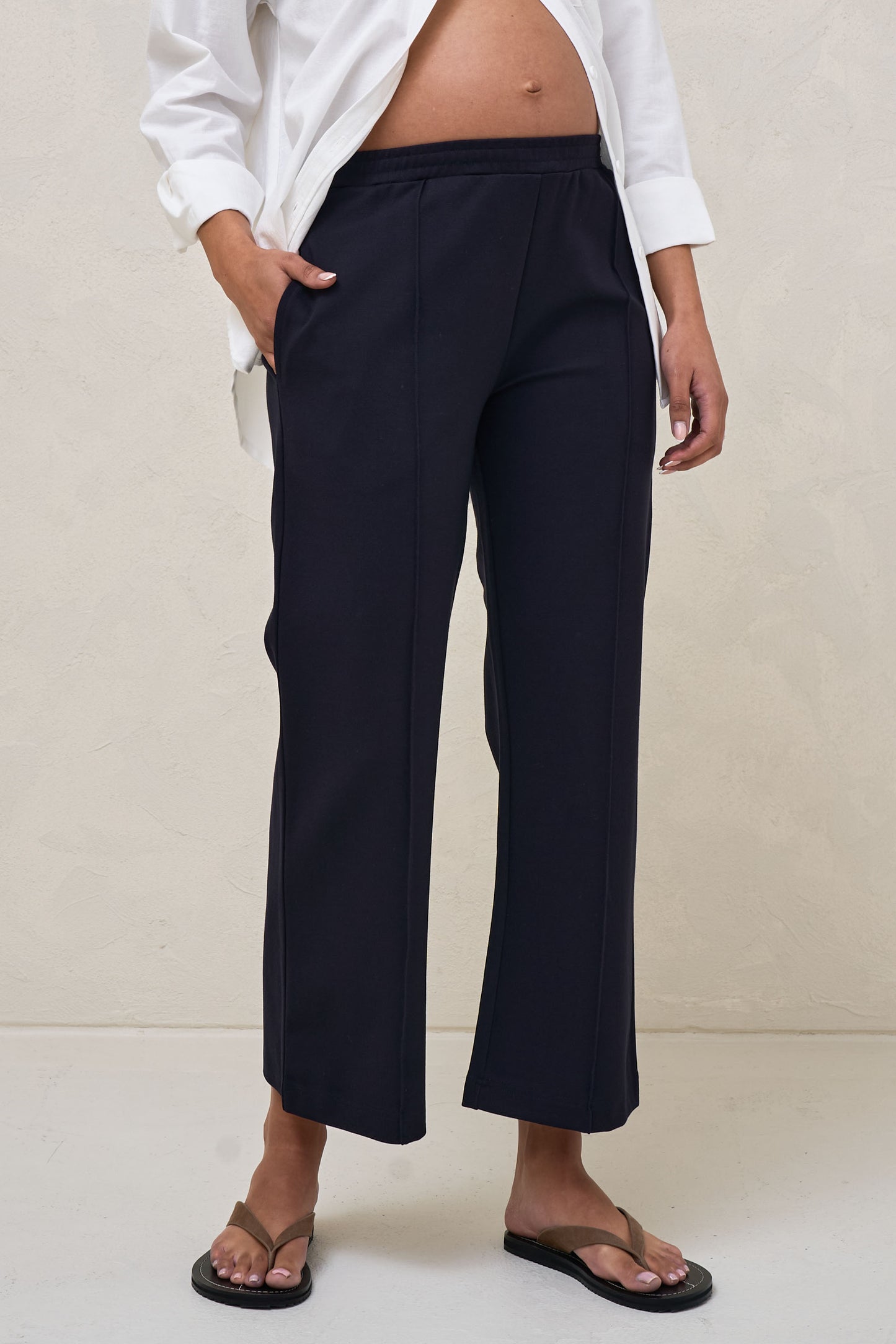 Crop Maternity Pants -1
