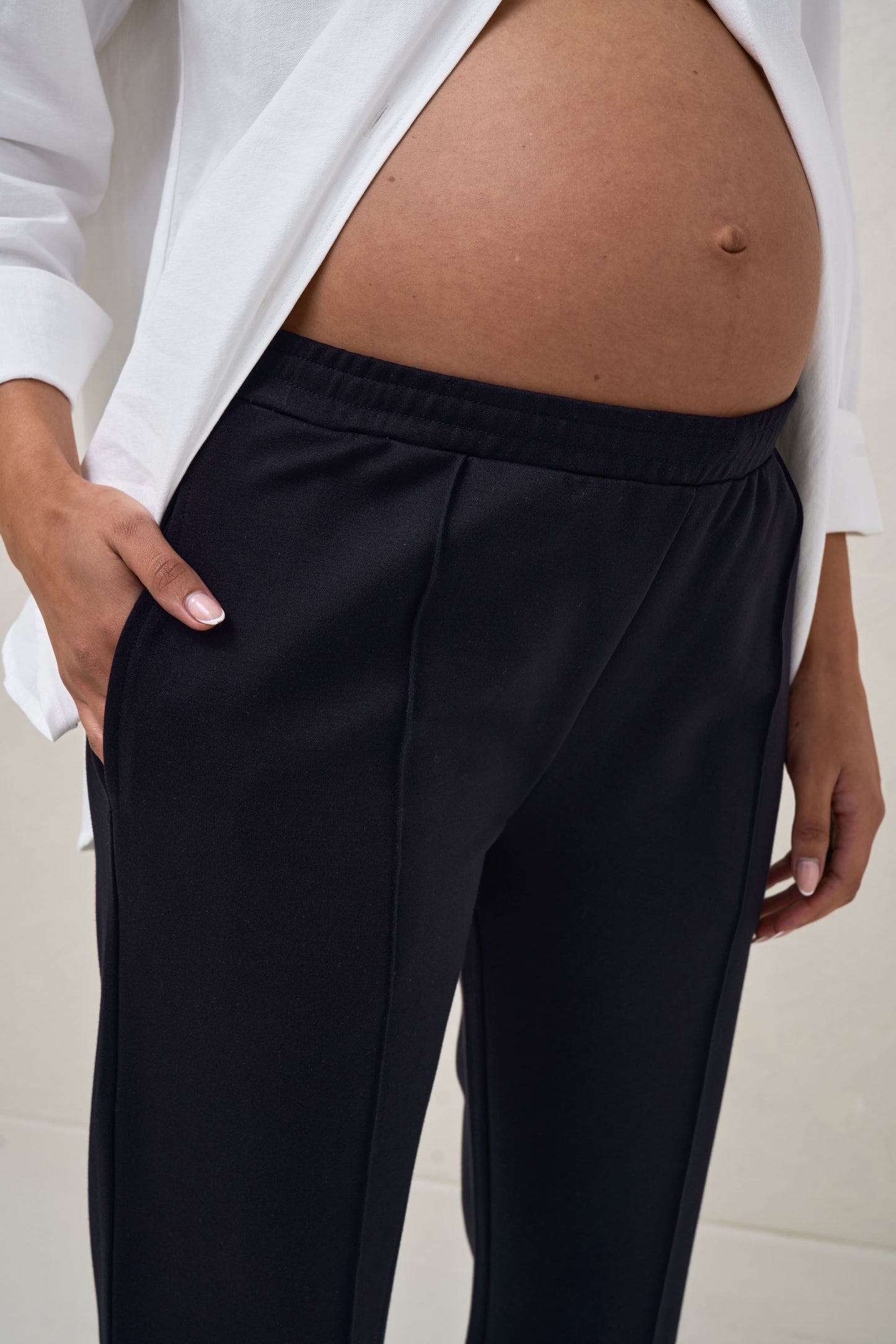 Crop Maternity Pants -4
