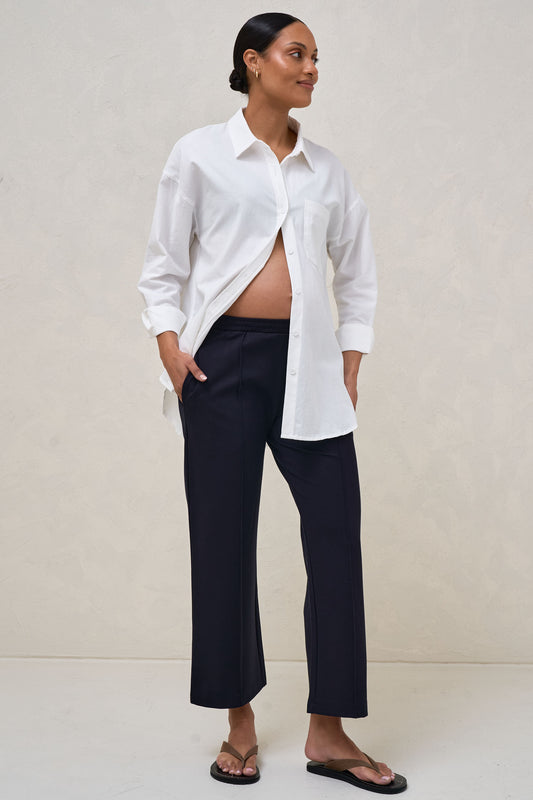 Crop Maternity Pants -5