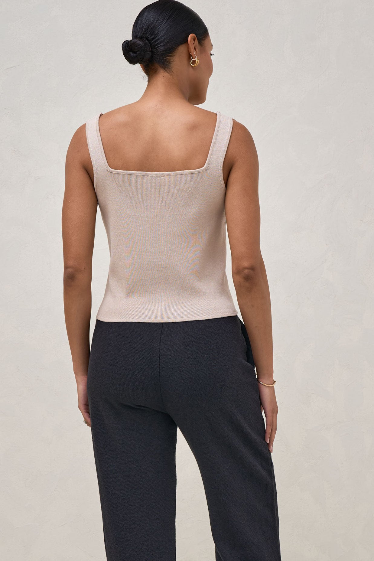 About That Base Knit Crop -Taupe