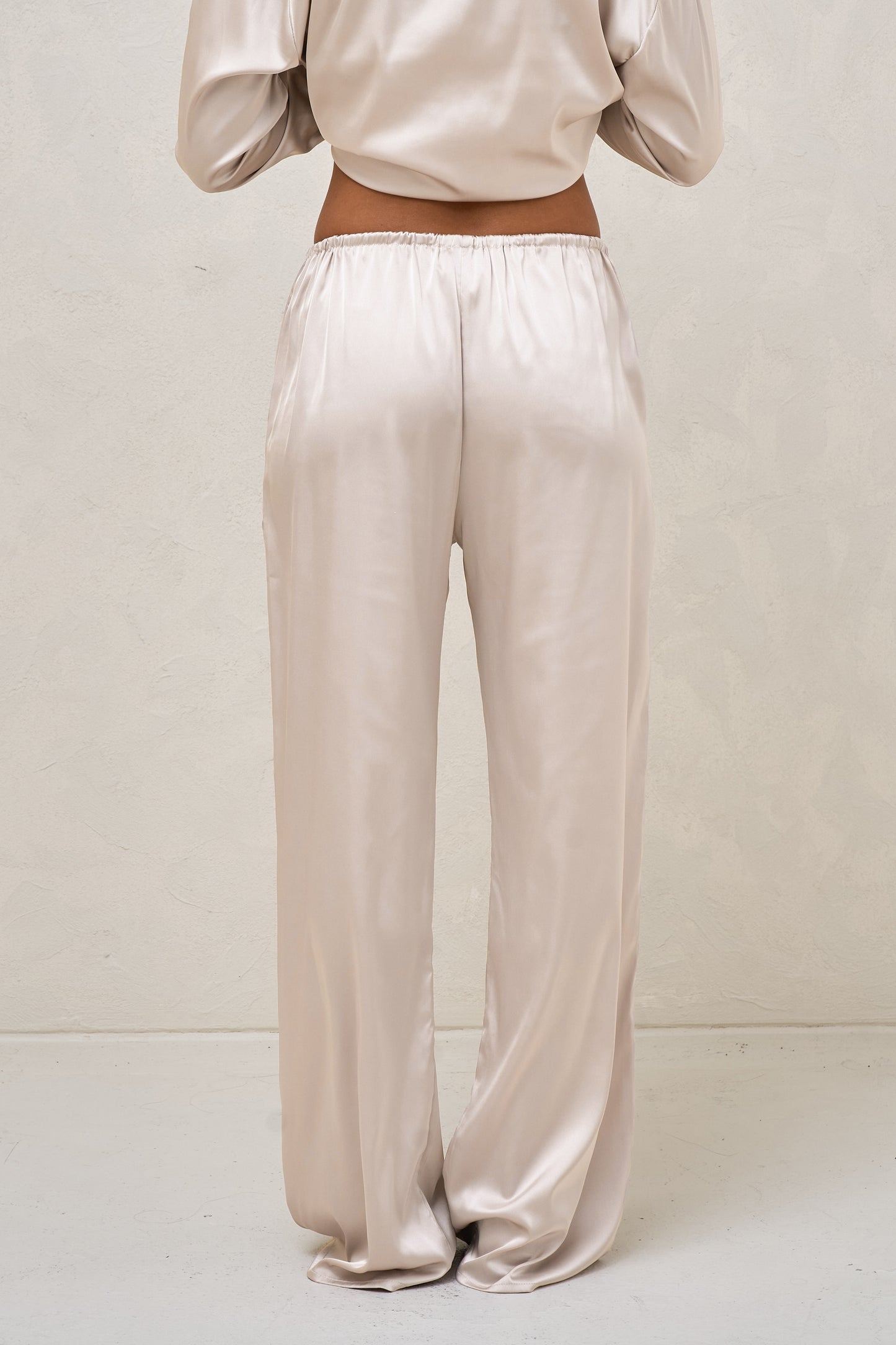 Spontaneous Satin Pant - Ivory