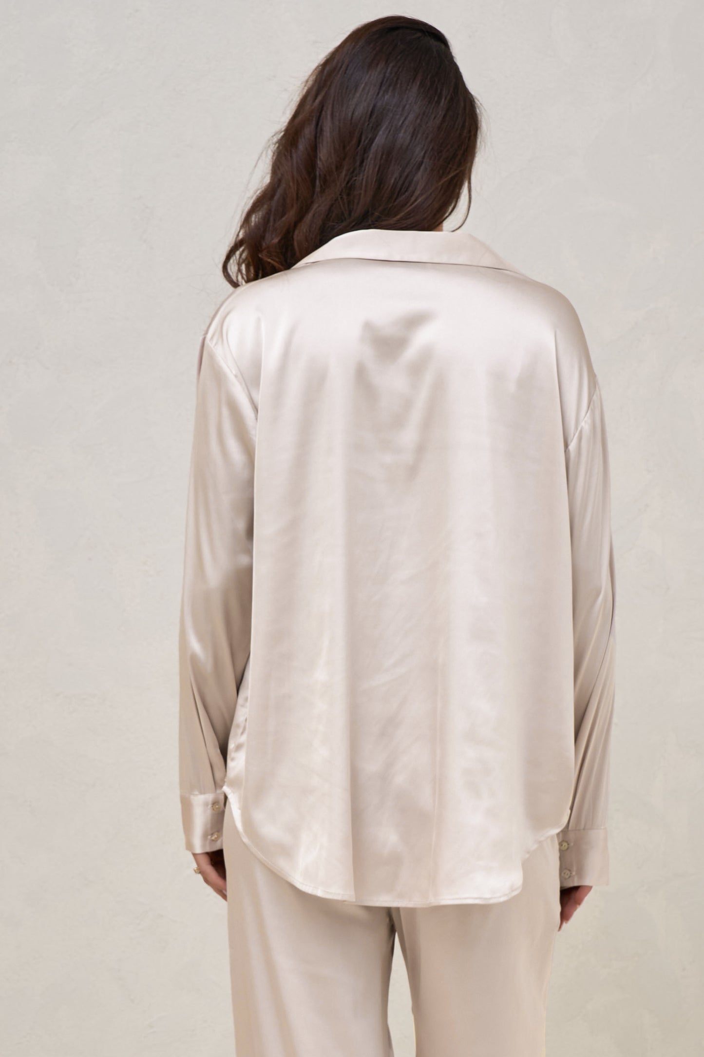 Spontaneous Satin Shirt - Ivory
