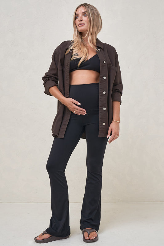 Bodybase Evolve Flare Legging- Blk