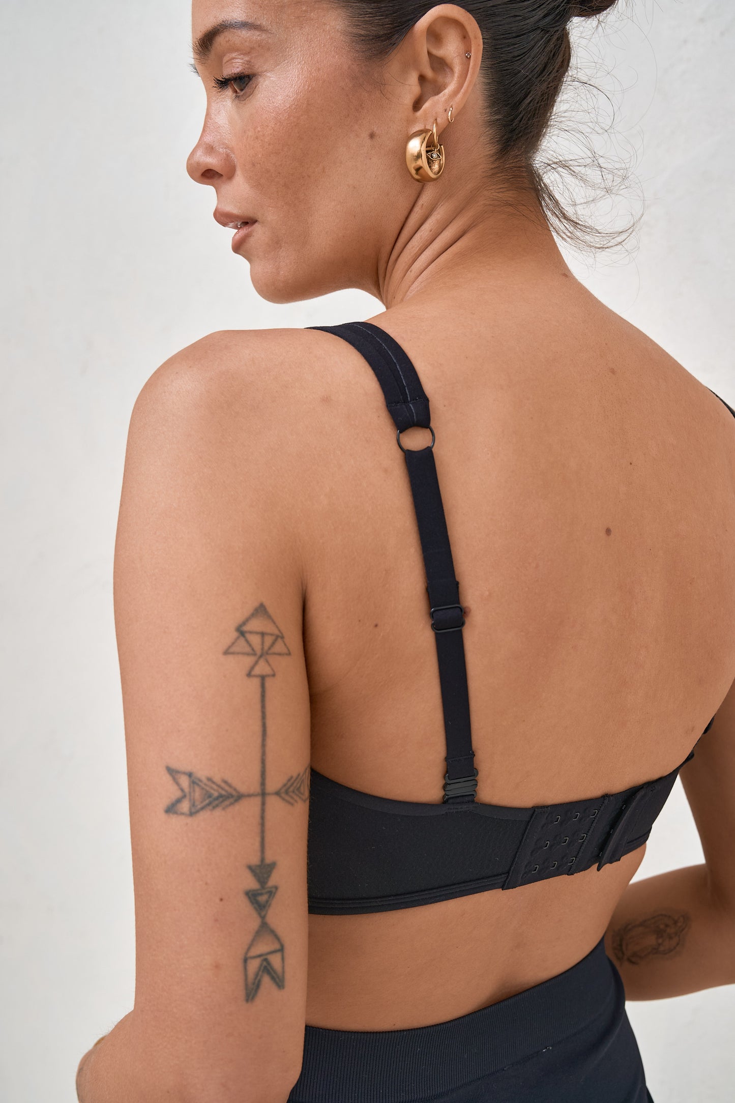 Bodybase Cross Paths Nursing Bra - Blk