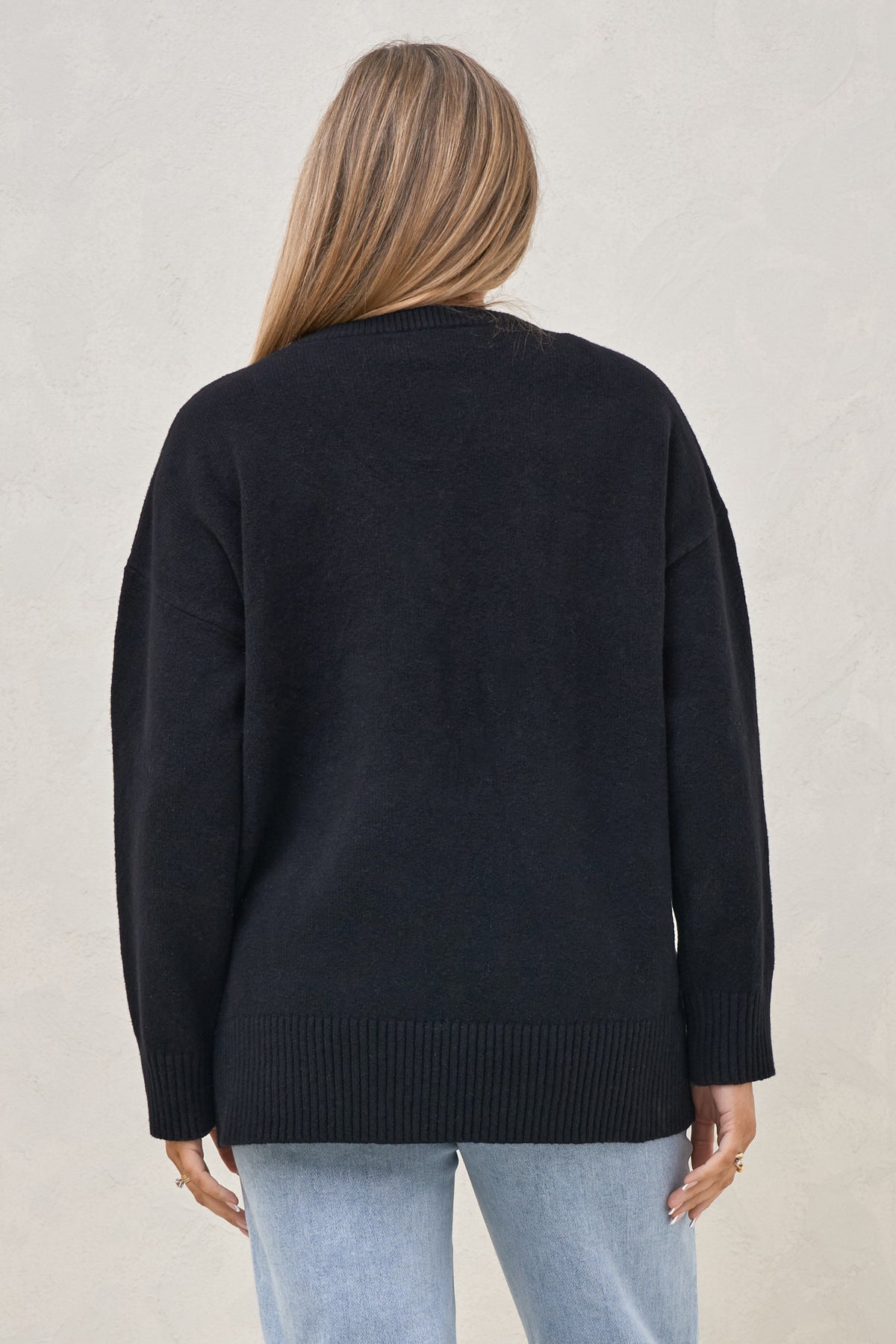 Idle Time Crew Knit - Black