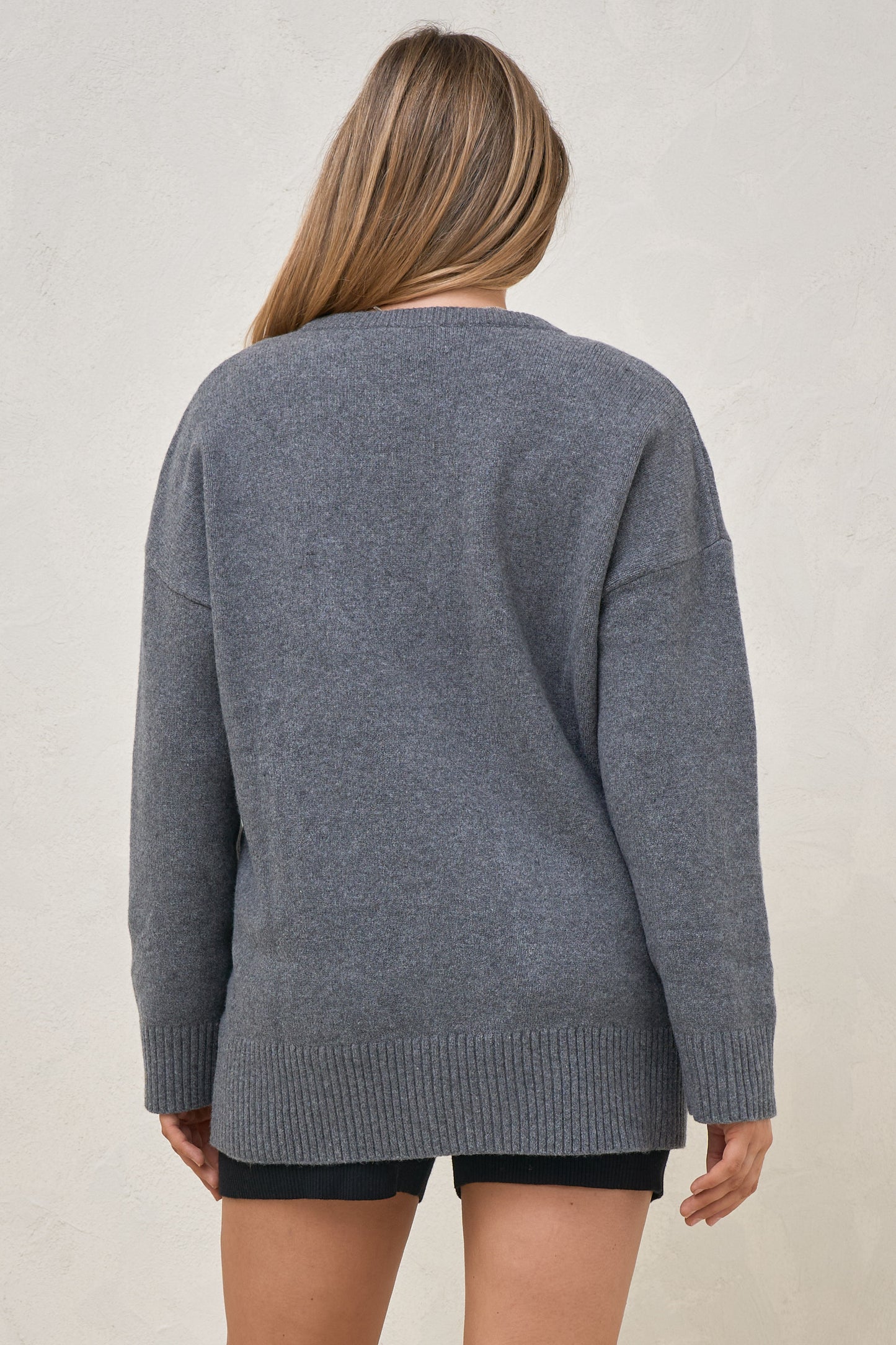 Idle Time Crew Knit - Charcoal