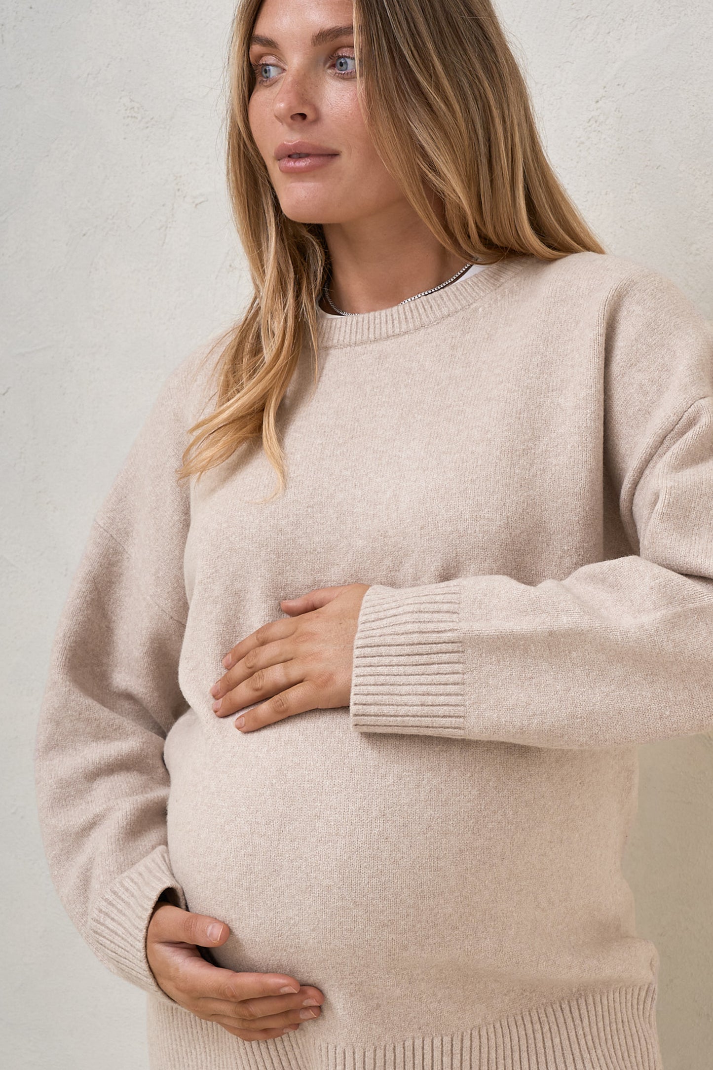 Idle Time Crew Knit - Oatmeal