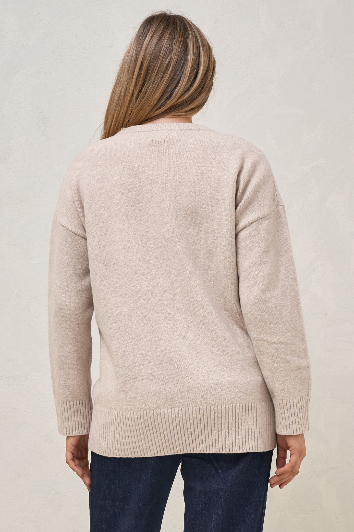 Idle Time Crew Knit - Oatmeal